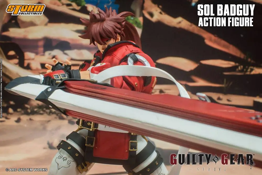 Guilty Gear Actionfigur 1/12 Sol Badguy 18 cm Produktfoto