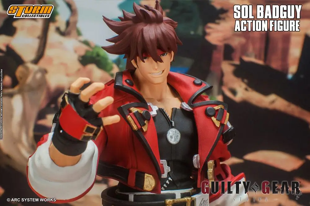 Guilty Gear Actionfigur 1/12 Sol Badguy 18 cm Produktfoto