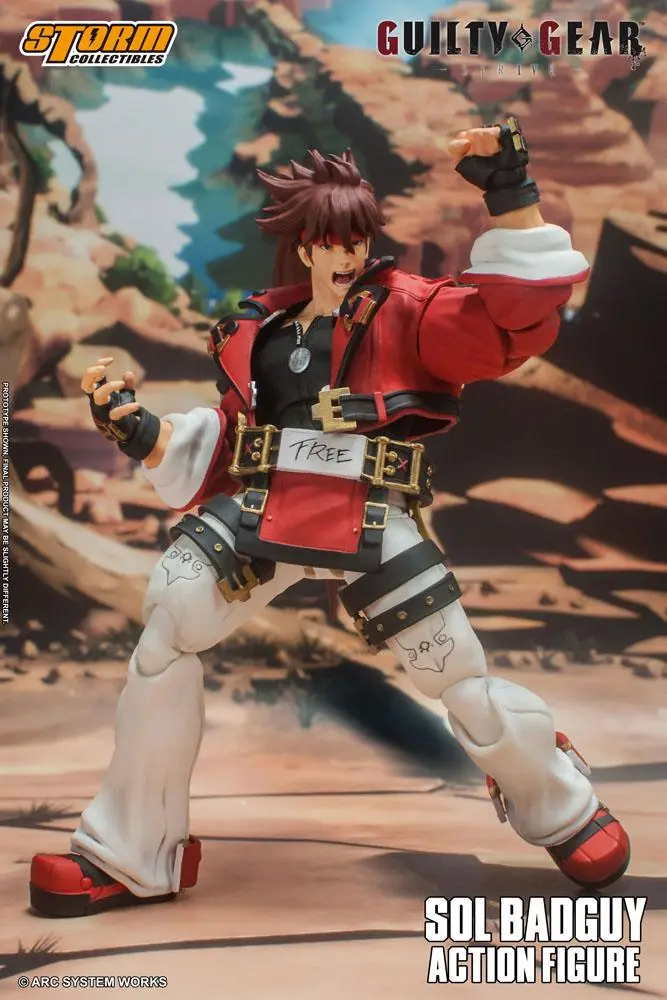 Guilty Gear Actionfigur 1/12 Sol Badguy 18 cm Produktfoto
