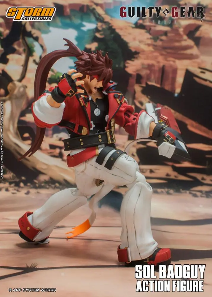 Guilty Gear Actionfigur 1/12 Sol Badguy 18 cm Produktfoto