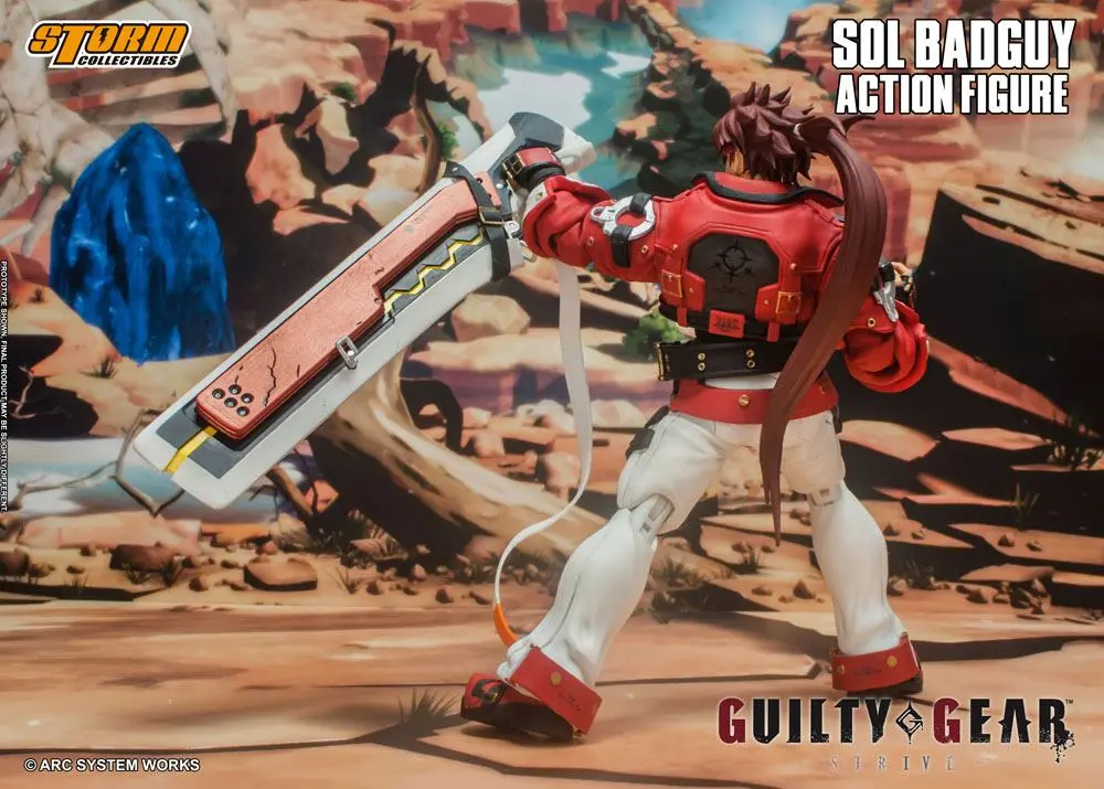Guilty Gear Actionfigur 1/12 Sol Badguy 18 cm Produktfoto