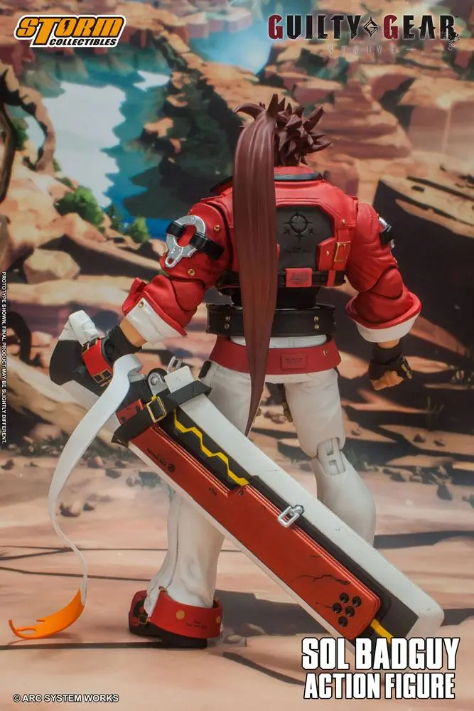 Guilty Gear Actionfigur 1/12 Sol Badguy 18 cm Produktfoto