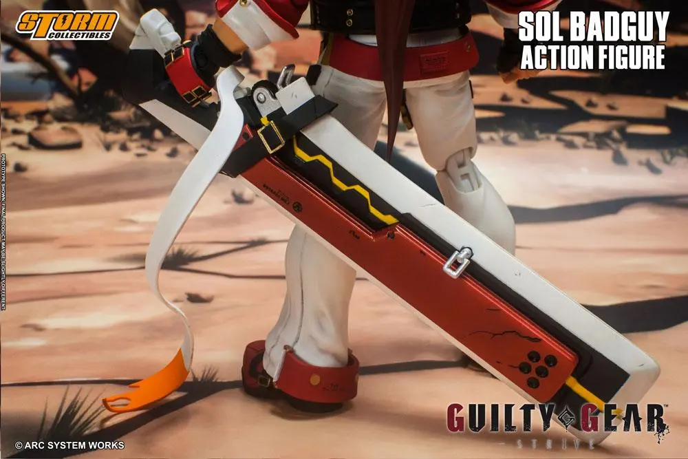 Guilty Gear Actionfigur 1/12 Sol Badguy 18 cm Produktfoto