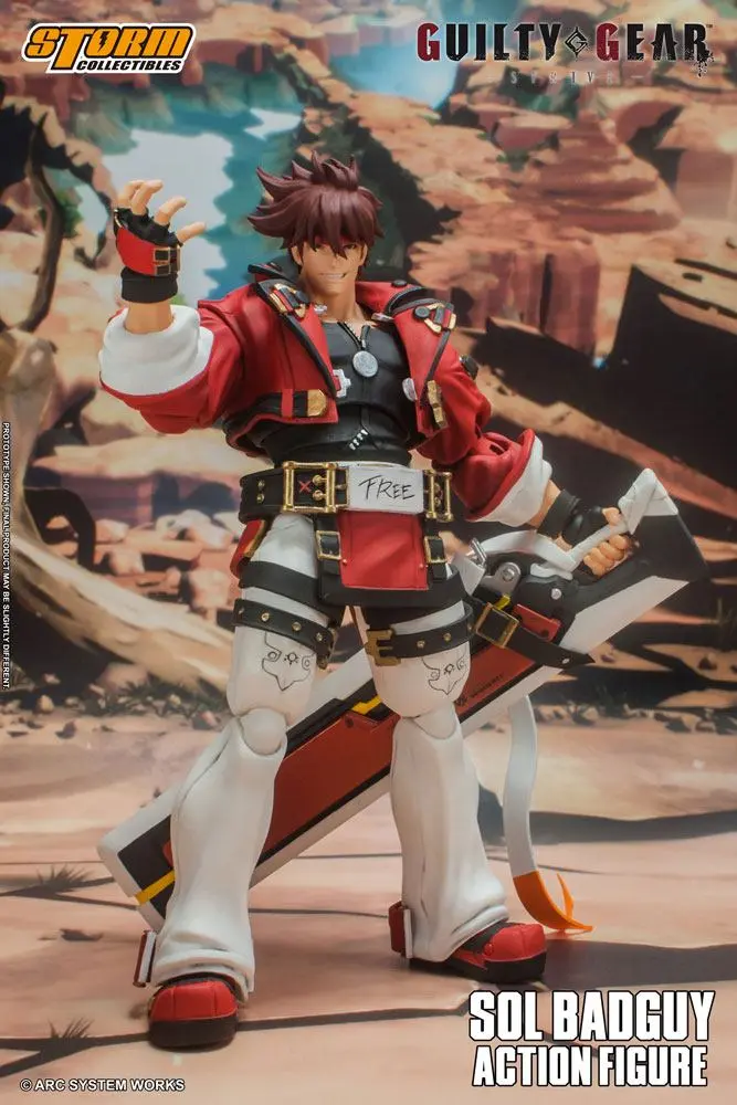 Guilty Gear Actionfigur 1/12 Sol Badguy 18 cm Produktfoto