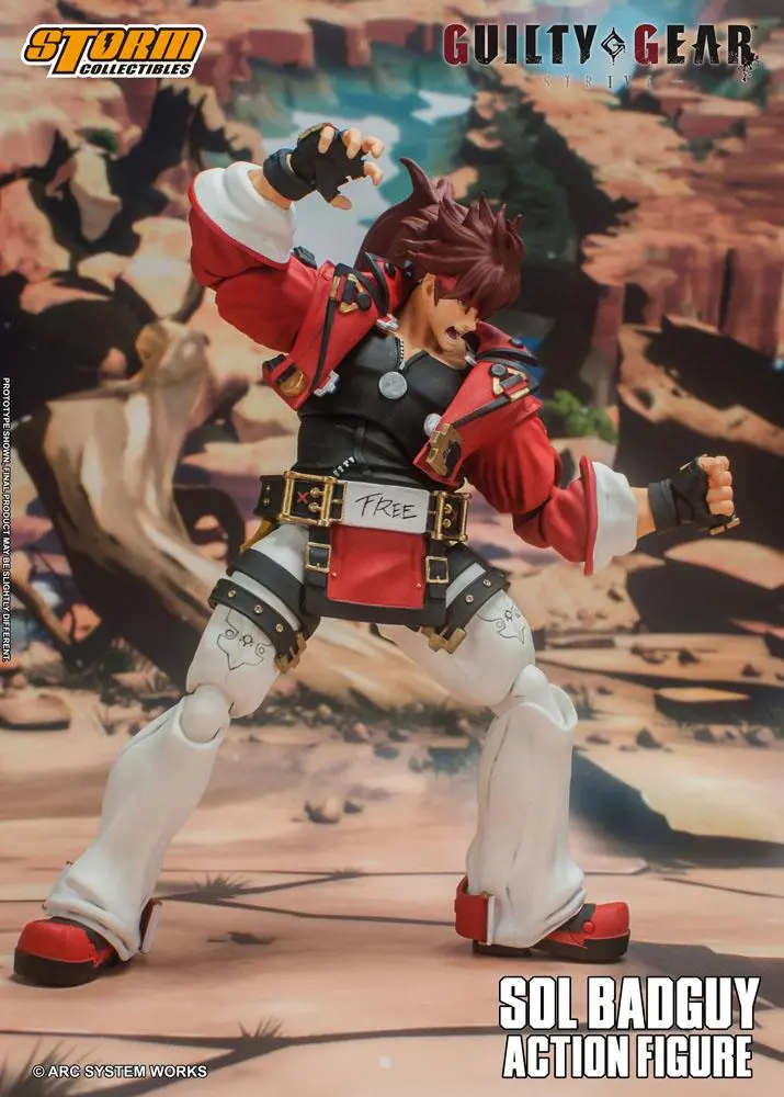 Guilty Gear Actionfigur 1/12 Sol Badguy 18 cm Produktfoto