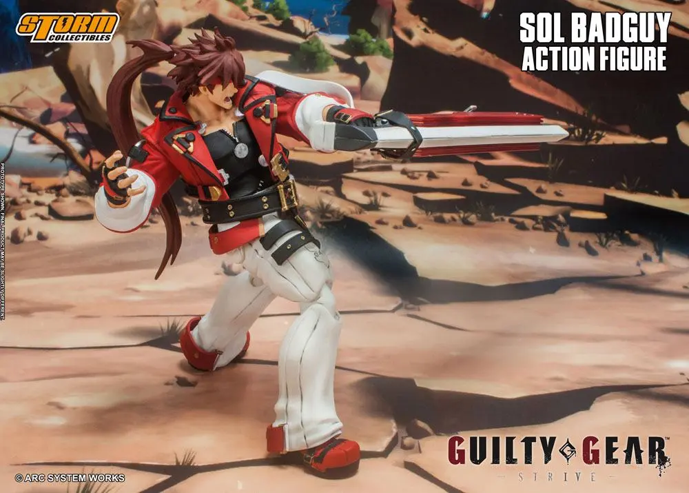Guilty Gear Actionfigur 1/12 Sol Badguy 18 cm Produktfoto