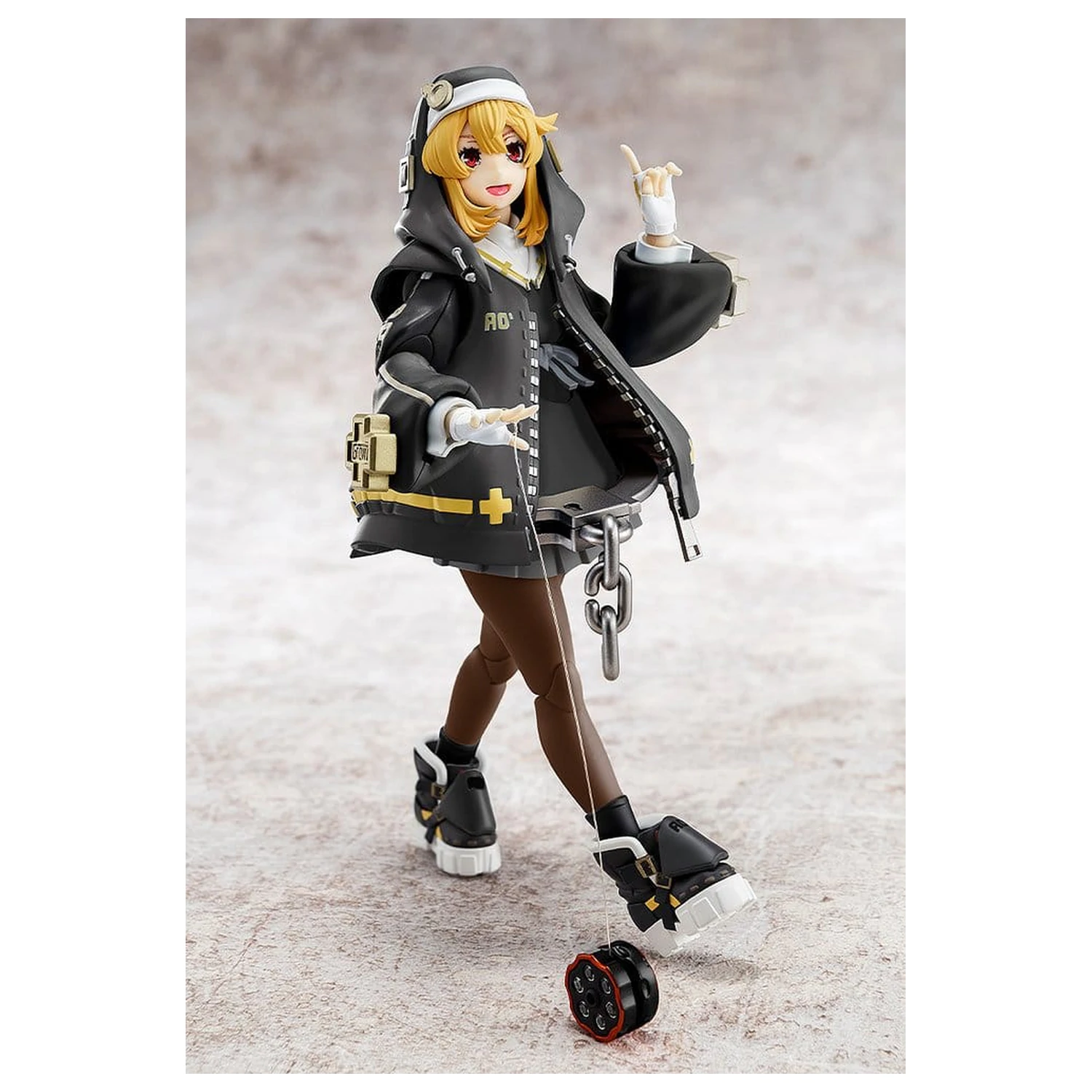 Guilty Gear Strive Plastikmodell Bausatz Bridget Articulated Black Color Ver. 14 cm Produktfoto