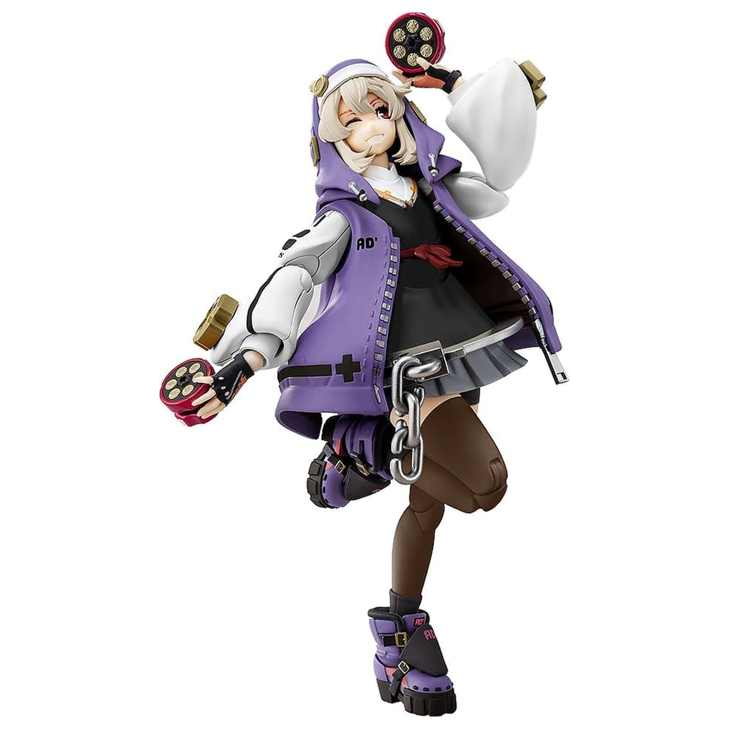 Guilty Gear Strive Plastikmodell Bausatz Bridget Articulated Purple Color Ver. 14 cm Produktfoto