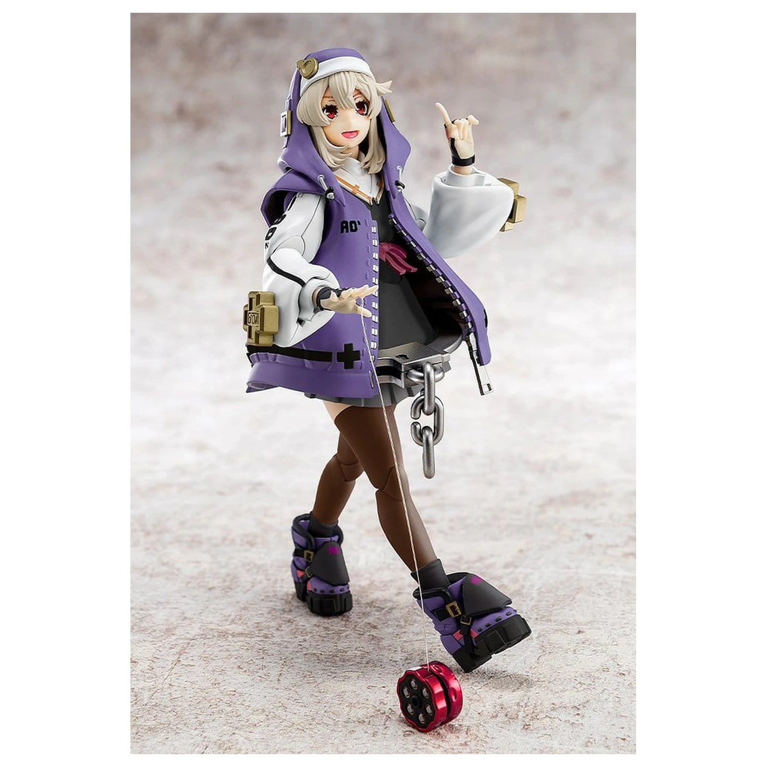 Guilty Gear Strive Plastikmodell Bausatz Bridget Articulated Purple Color Ver. 14 cm Produktfoto