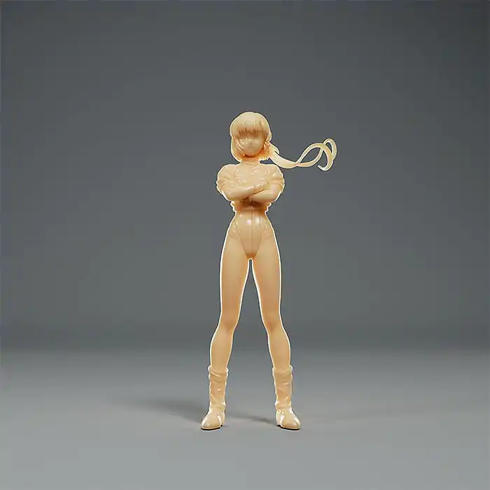 Gunbuster Modellbausatz PLAMAX MF-80 minimum factory Noriko Takaya with Gunbuster: Character Color Ver. 12 cm Produktfoto