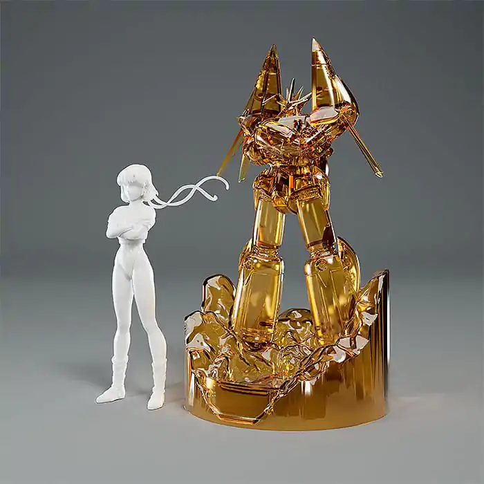 Gunbuster Modellbausatz PLAMAX MF-81: minimum factory Noriko Takaya with Gunbuster: Effect Color Ver. 12 cm Produktfoto