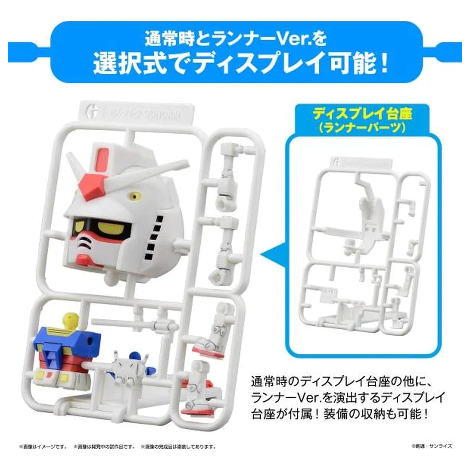 Gundam 1/1 Gunpla-Kun DX Set (mit Runner Version) Modellbausatz Produktfoto