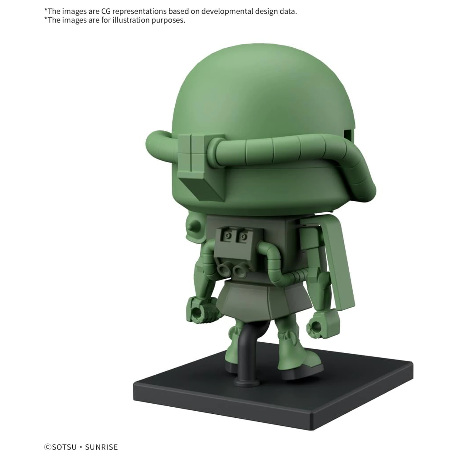 Gundam 1/1 Zakupla-Kun DX Set (mit Spritzgussrahmen) Modellbausatz Produktfoto