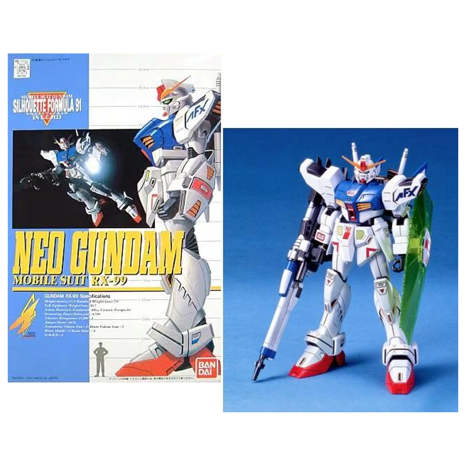 Gundam 1/100 RX-99 Neo Gundam Modellbausatz Produktfoto