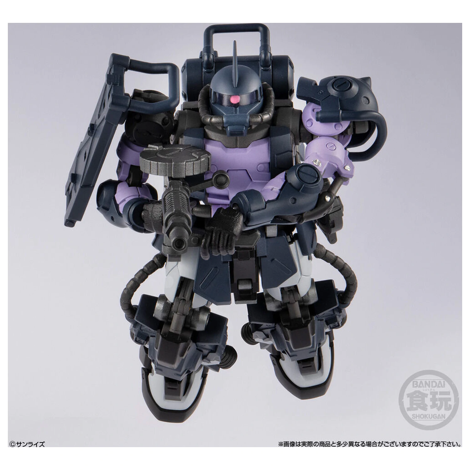 Gundam Artifact PRO High Mobility Zaku II Black Tri-Stars Spezifikation Figur 10cm Produktfoto