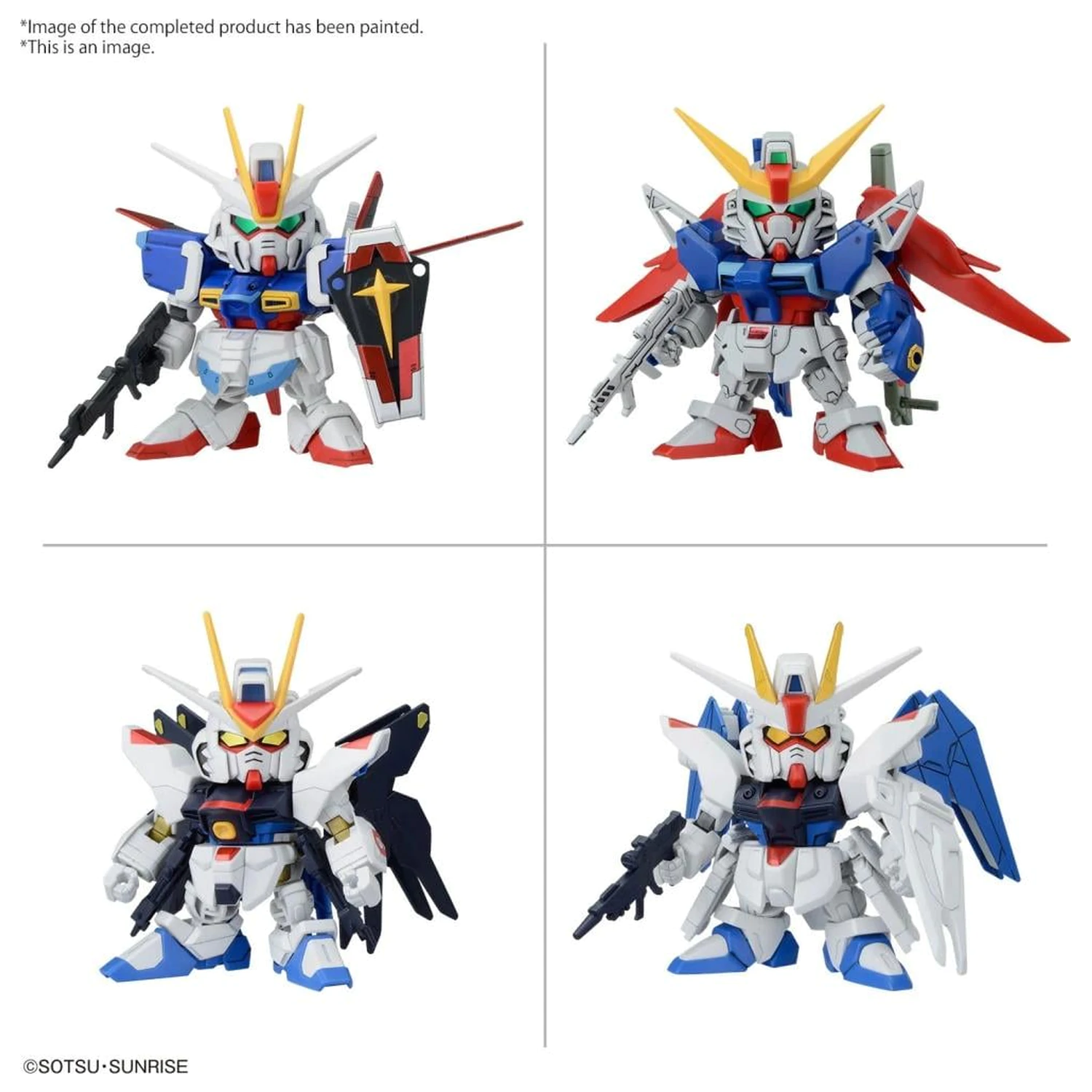 GUNDAM BB Senshi CE Battle of Destiny Set Modellbausatz Produktfoto