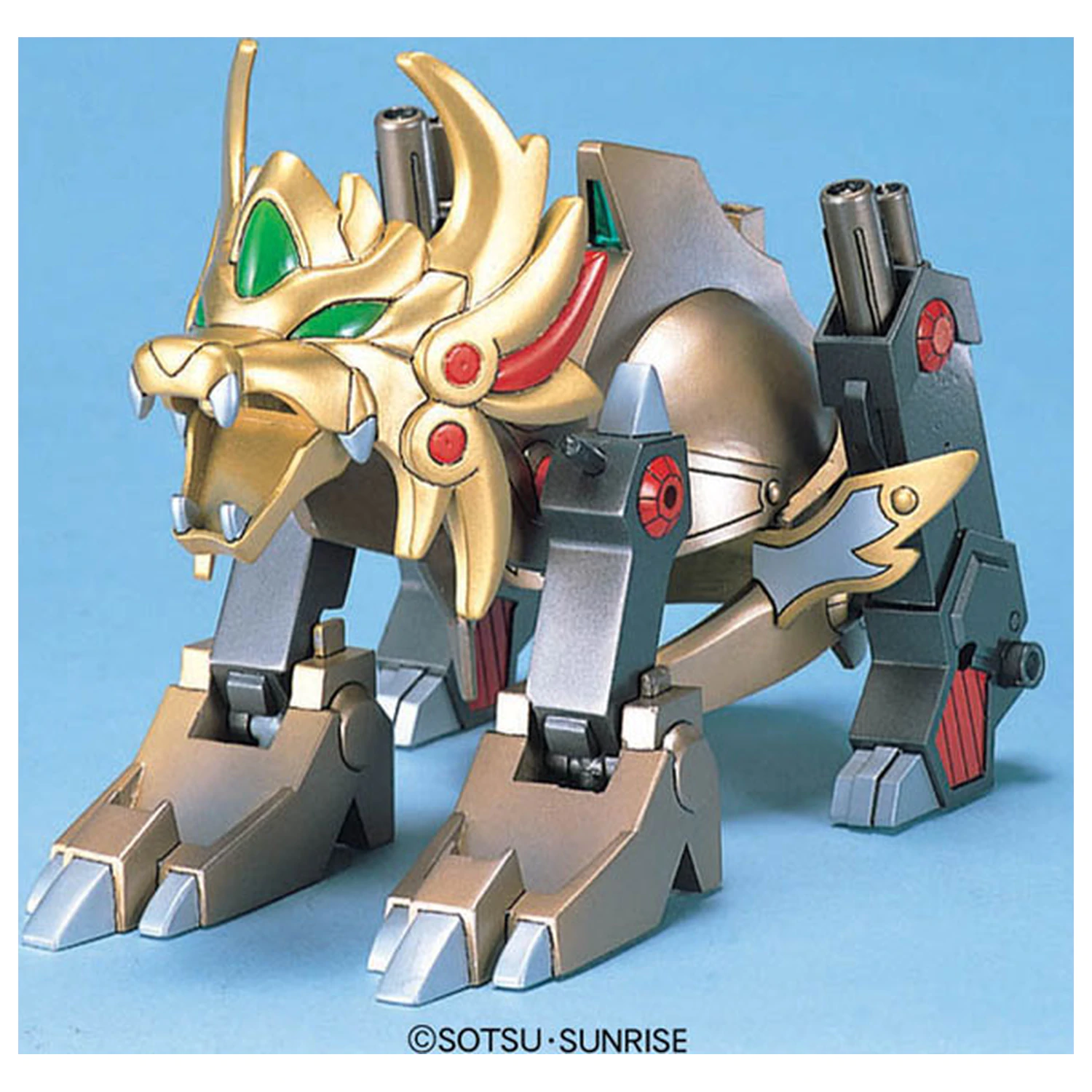 GUNDAM BB167 Kijin Daisyougun Shiryuhou "Kirahagane Gok" Modellbausatz Produktfoto