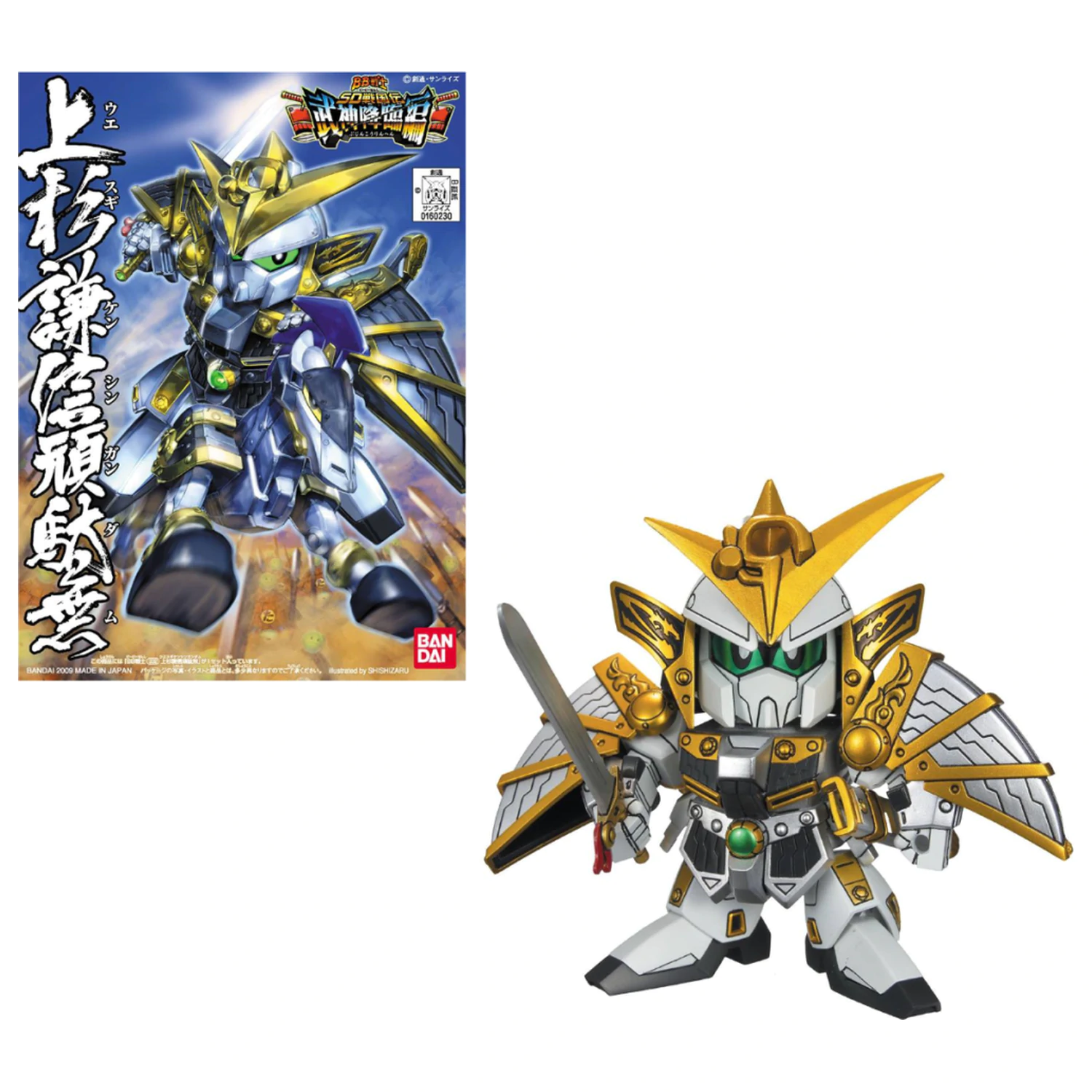 GUNDAM BB332 Uesugi Kenshin Gundam Modellbausatz Produktfoto
