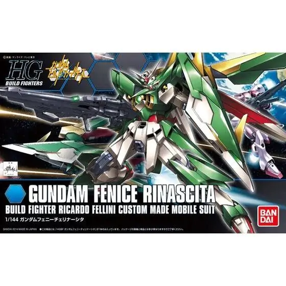 Gundam Build Fighters Gundam Fenice Rinascita Figur Produktfoto