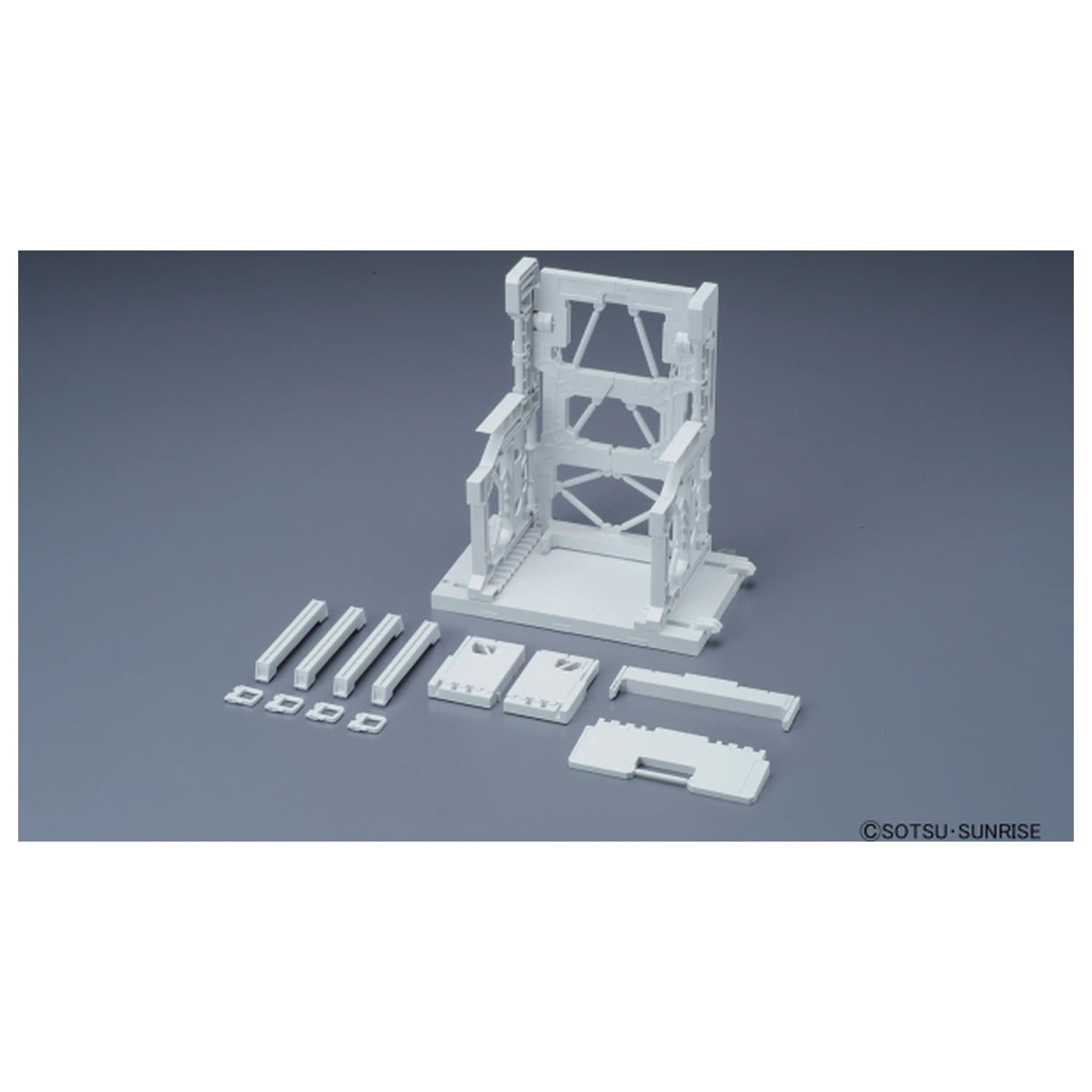 Gundam Builders Parts System Basis 001 Weißer Modellbausatz Produktfoto