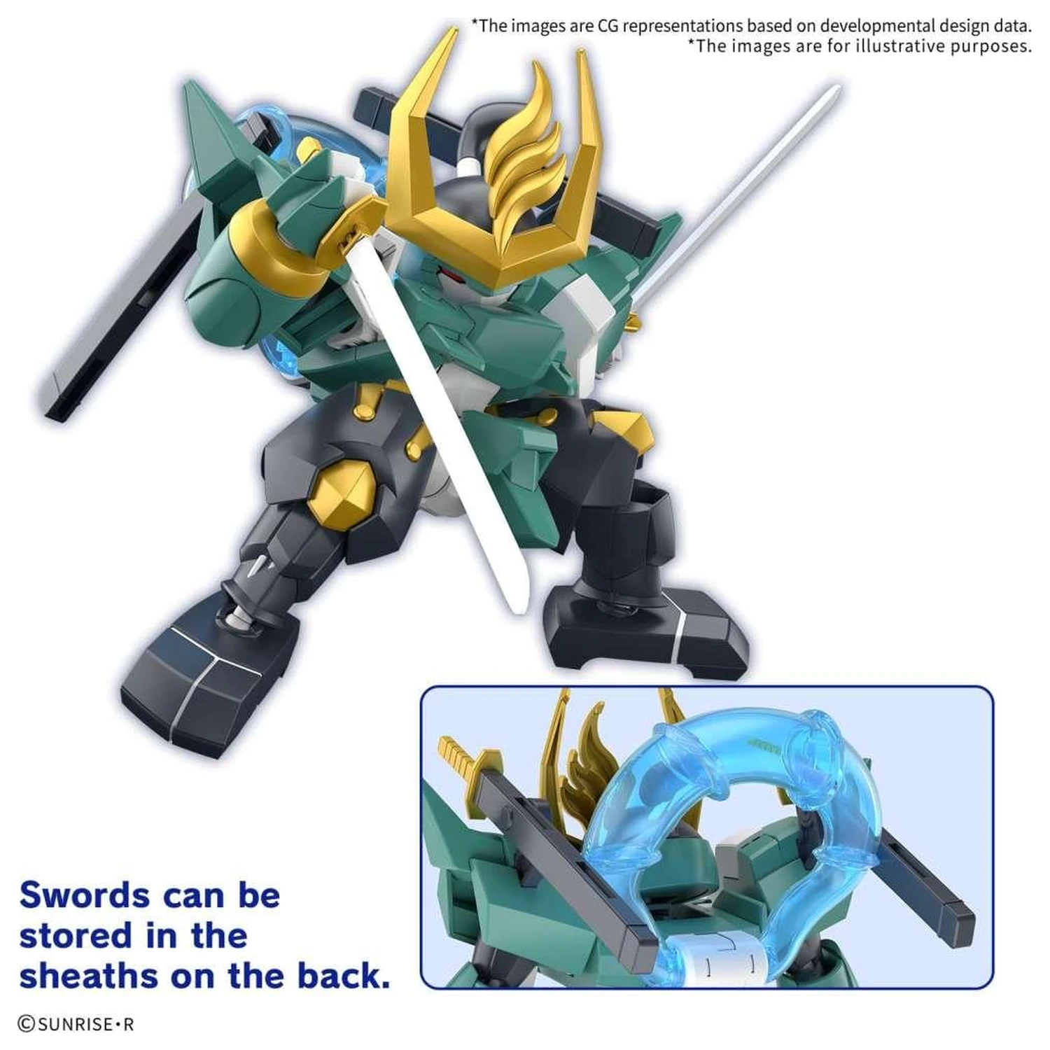 Gundam Fujinmaru Modell Bausatz Produktfoto