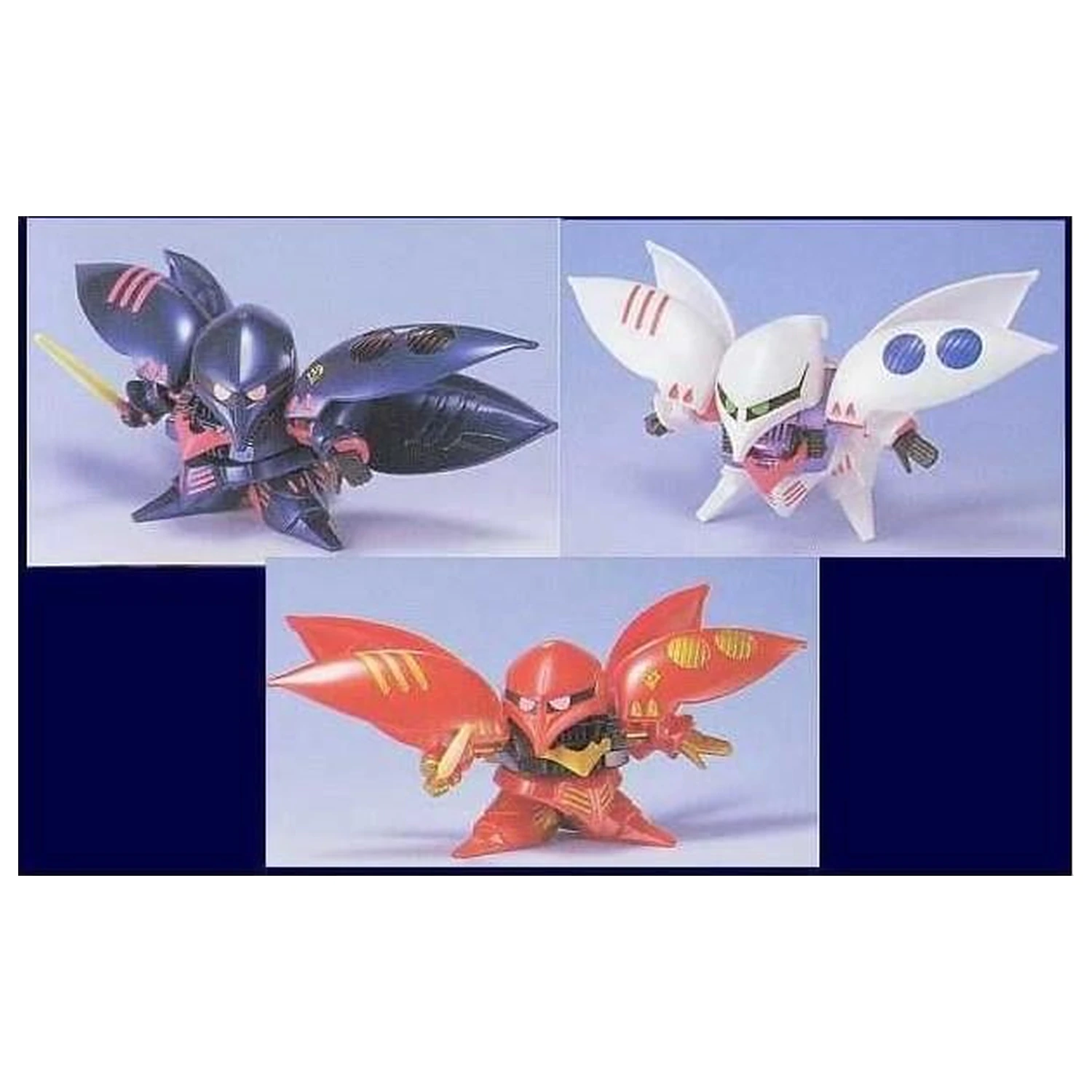 Gundam GG Qubeley Triple Collection Modellbausatz Produktfoto
