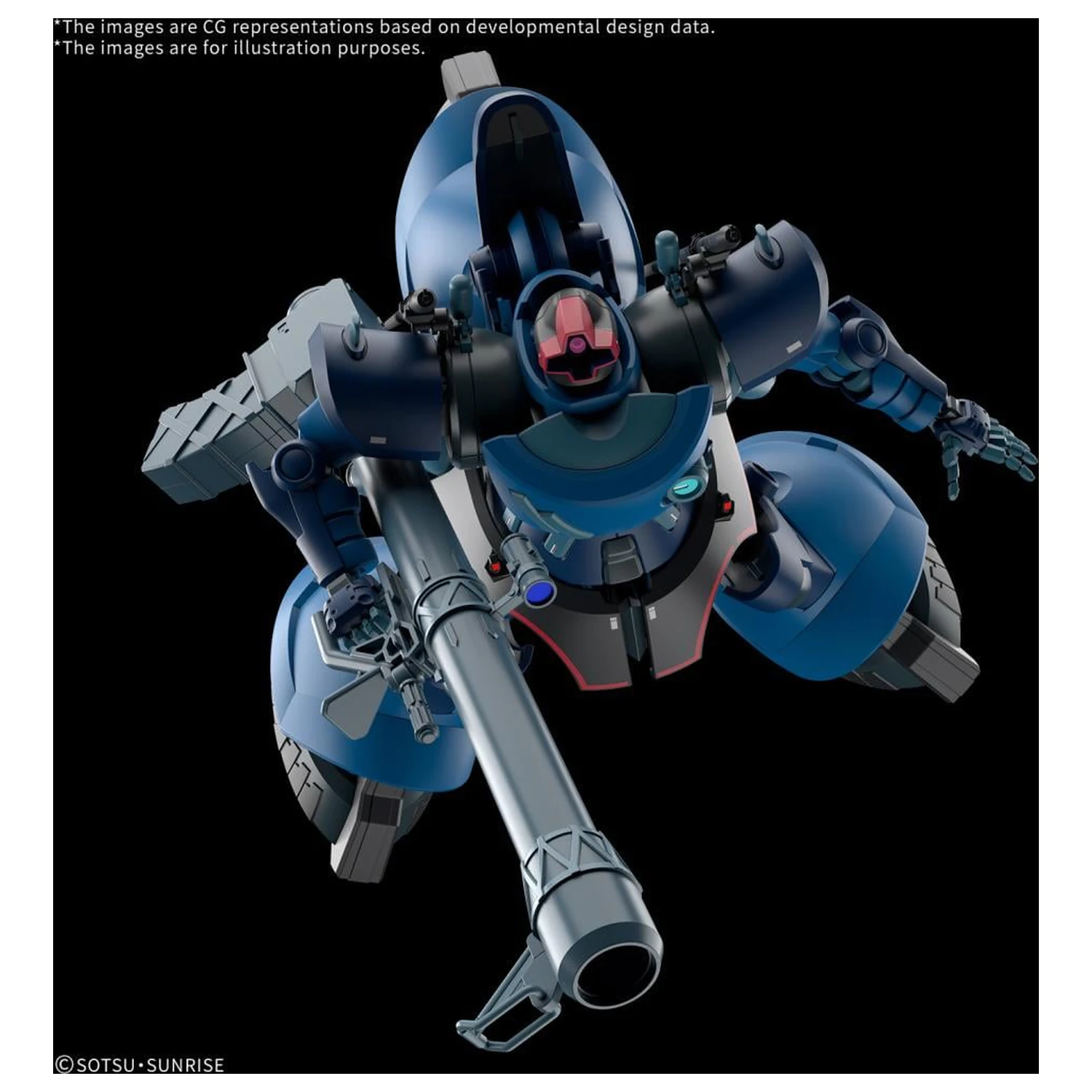 GUNDAM HG 1/144 Challia’s Rick Dom (GQ) Modellbausatz Produktfoto