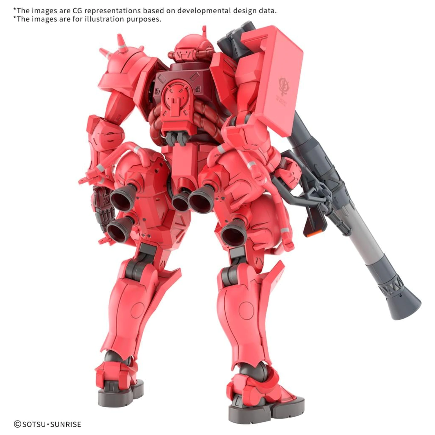 GUNDAM HG 1/144 Char's Zaku (GQ) Modellbausatz Produktfoto