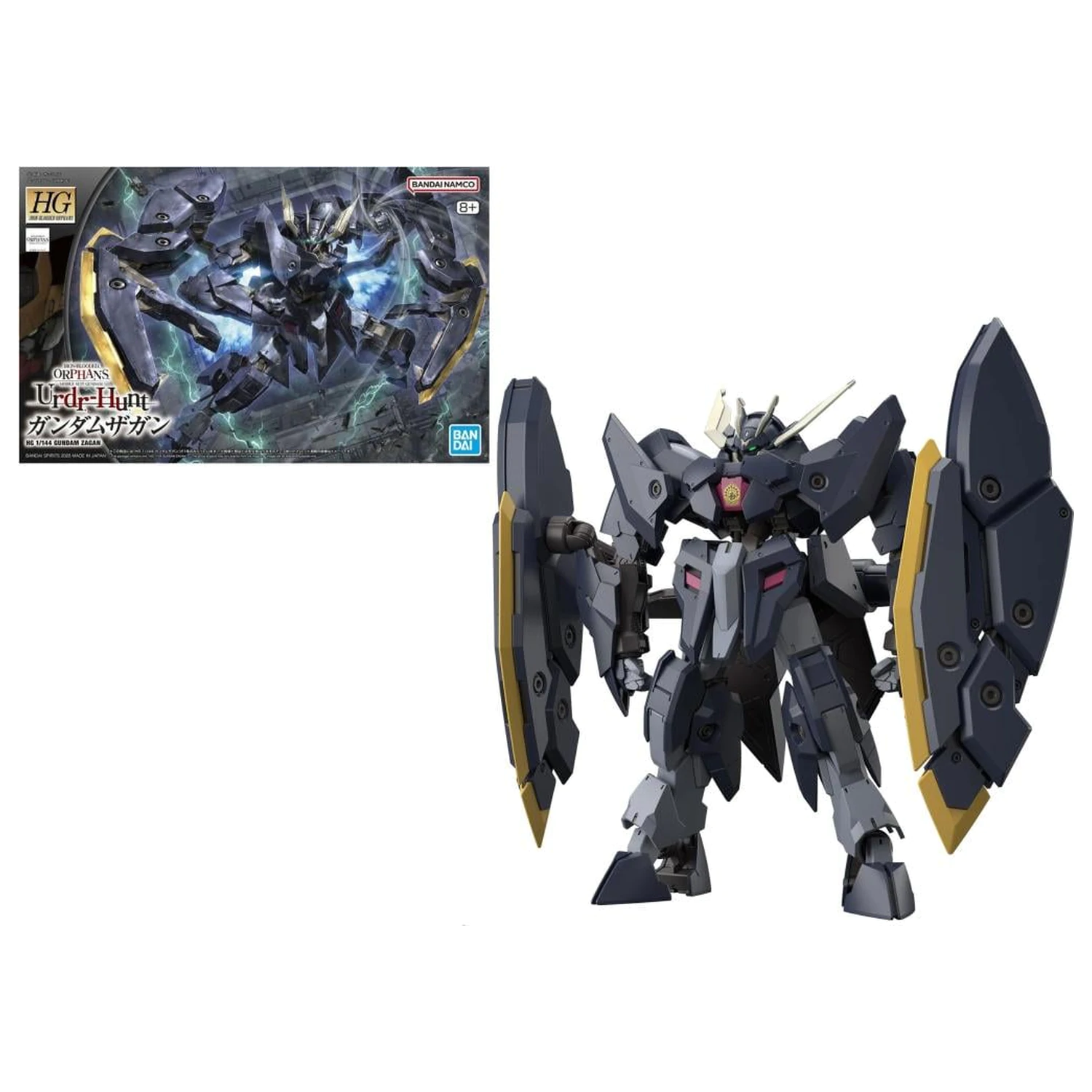 GUNDAM HG 1/144 Gundam Zagan Modellbausatz Produktfoto
