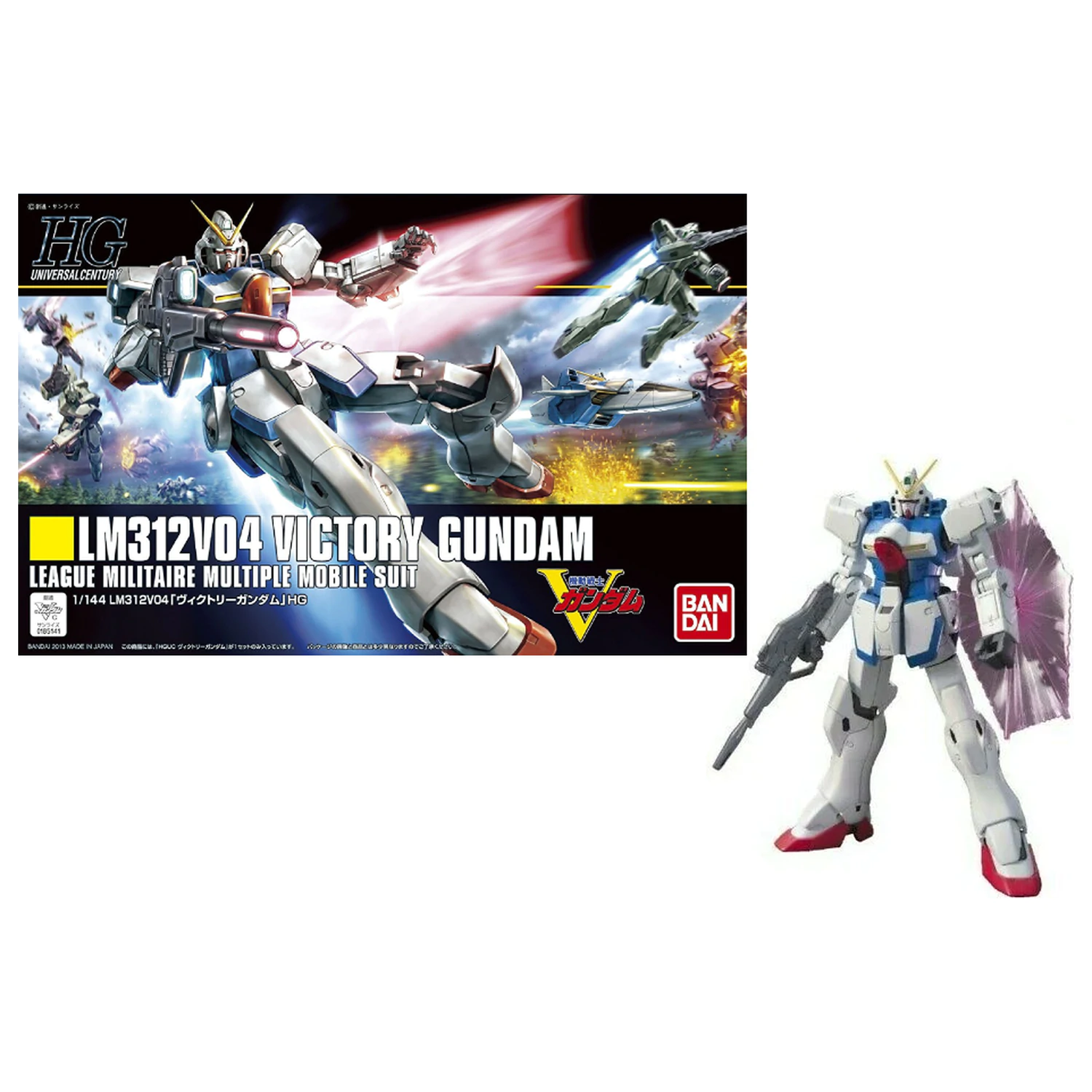 Gundam HG 1/144 LM312V04 Victory Gundam Modellbausatz Produktfoto