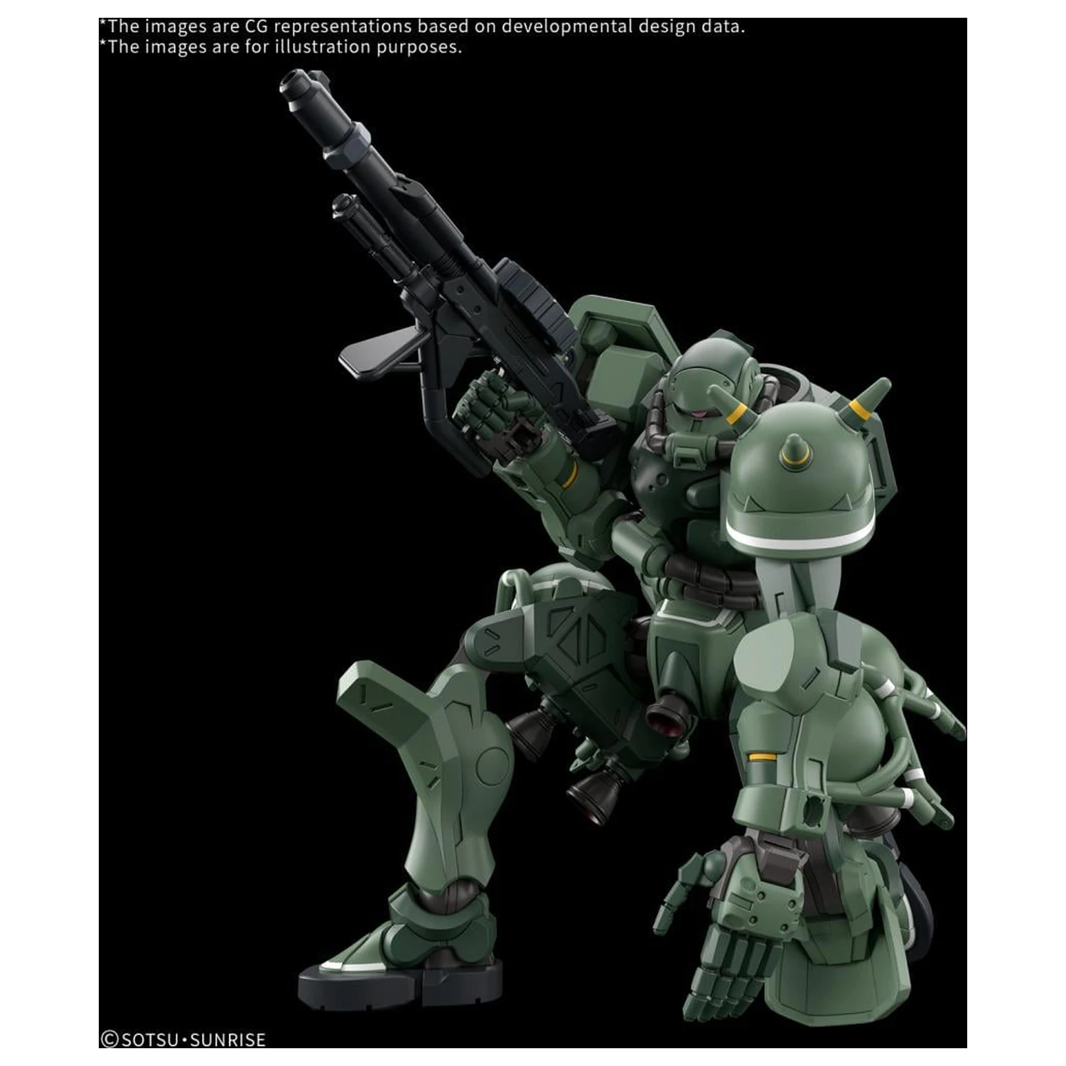 GUNDAM HG 1/144 Zaku (GQ) Modellbausatz Produktfoto