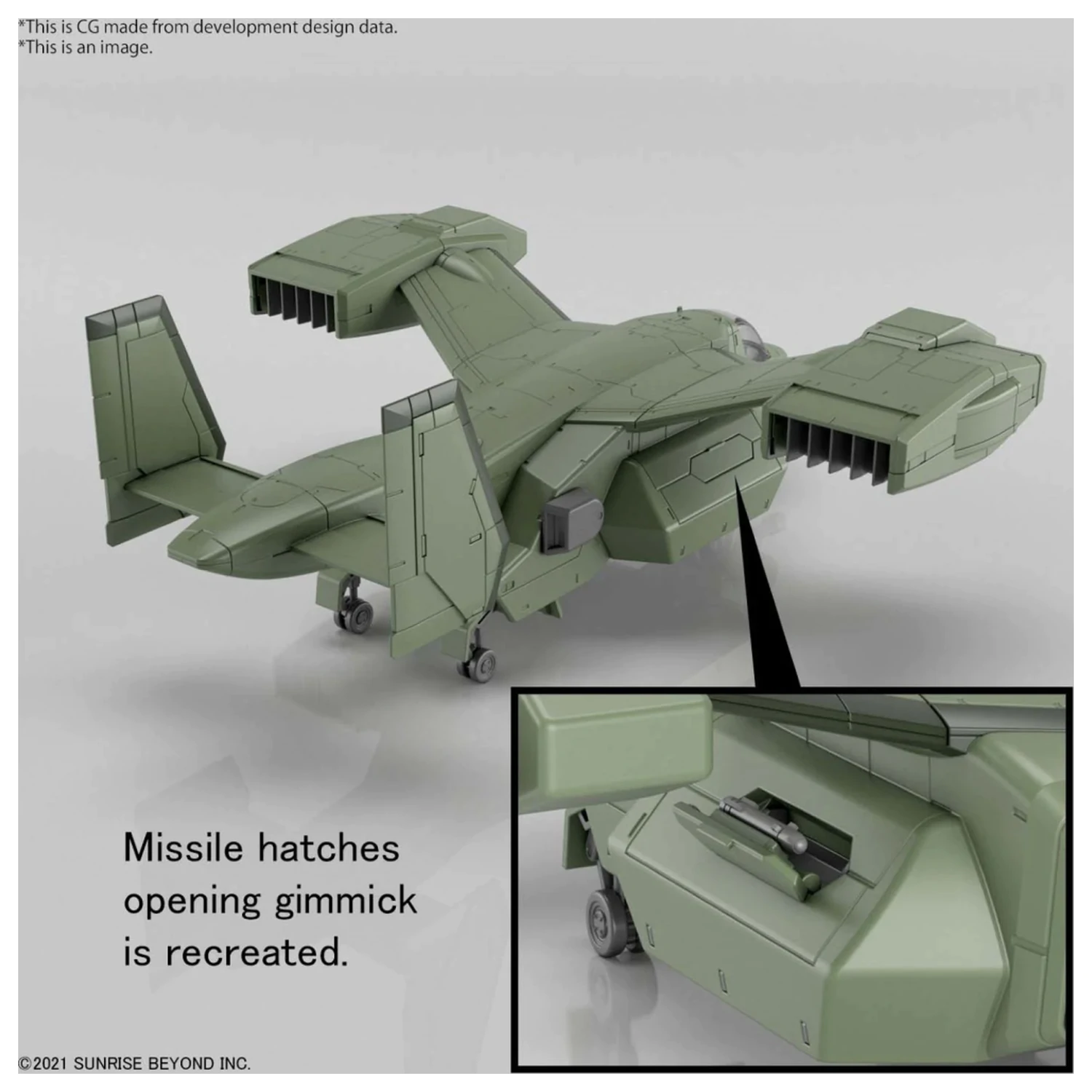 Gundam HG 1/72 V-33 Stork Carrier Modell Bausatz Produktfoto