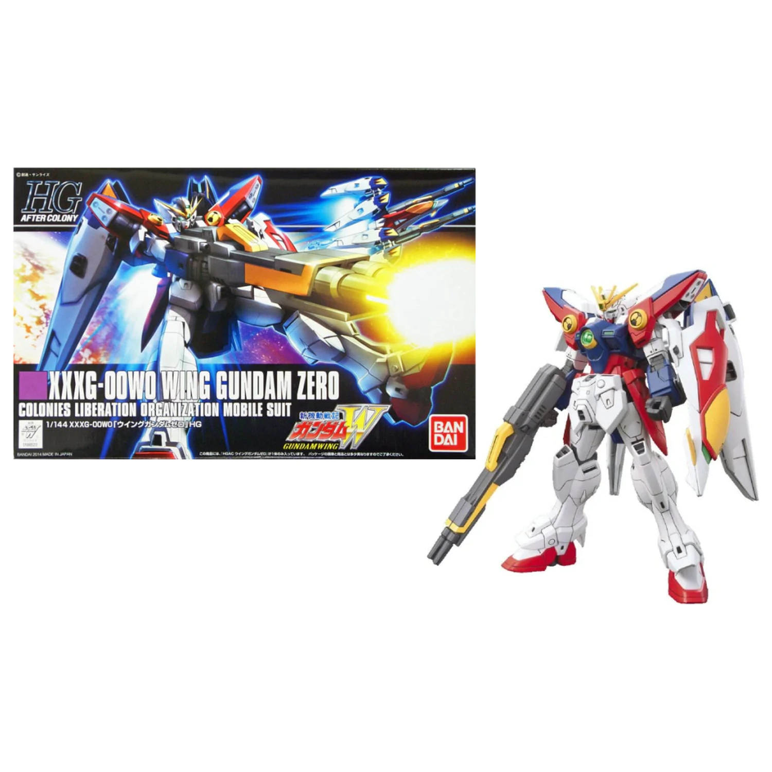 GUNDAM HGAC Wing Gundam Zero Modellbausatz Produktfoto