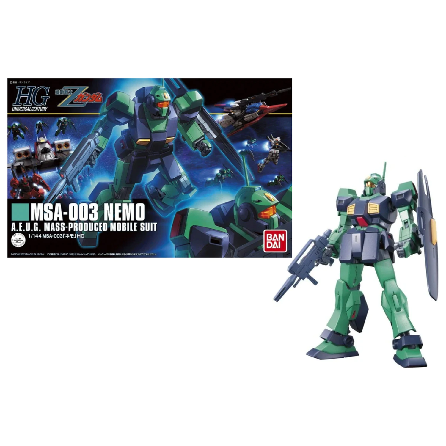 Gundam HGUC 1/144 MSA-003 Nemo Modellbausatz Produktfoto