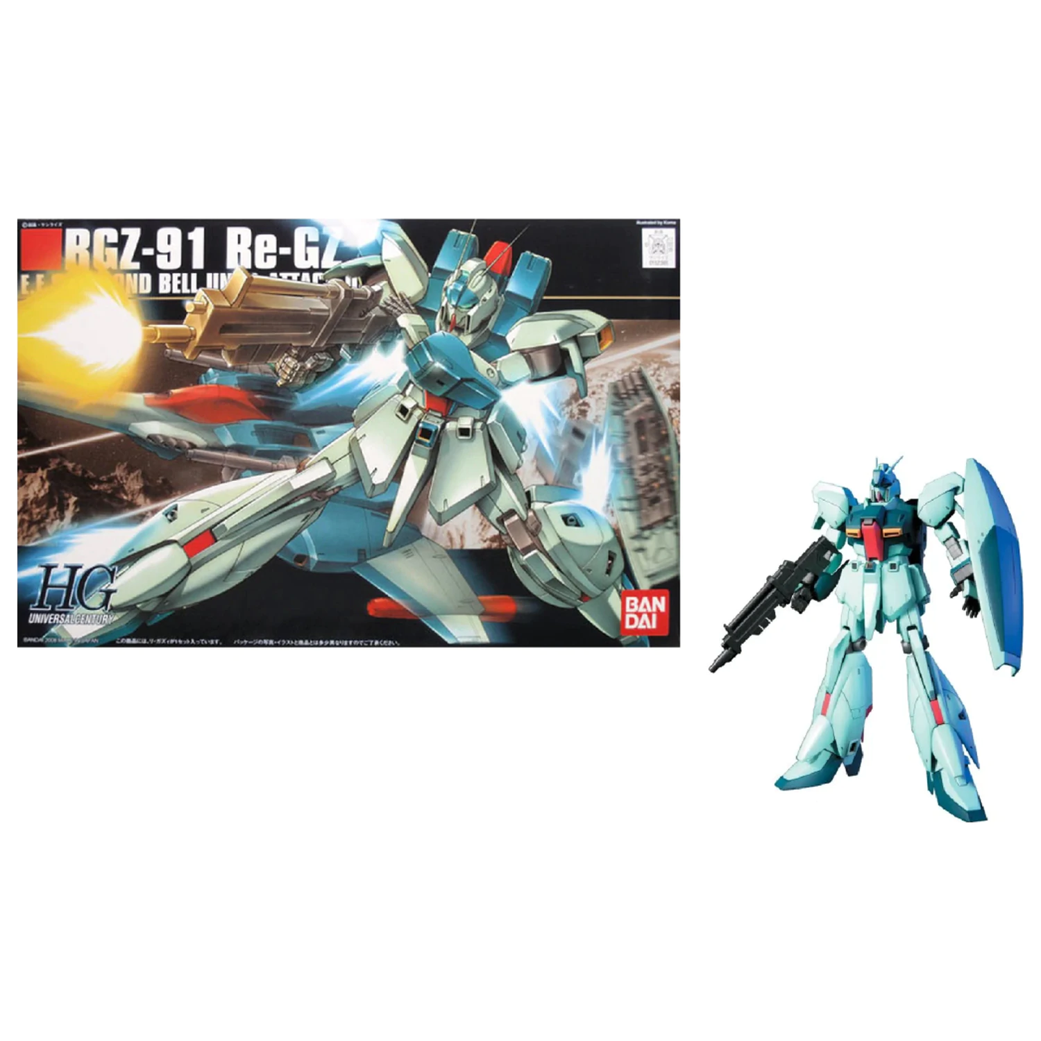 Gundam HGUC 1/144 Re-GZ RGZ-91 Modellbausatz Produktfoto