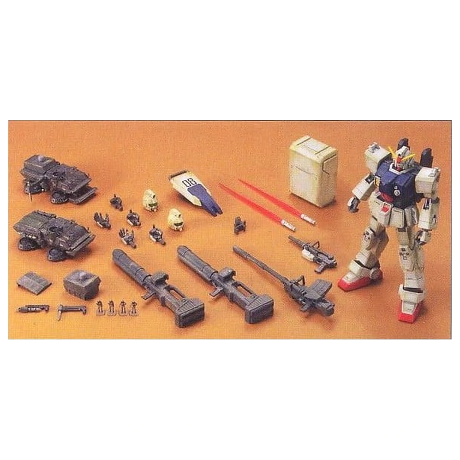 Gundam HGUC 1/144 RX-79(G) Gundam Das Bodenkriegs-Set Produktfoto