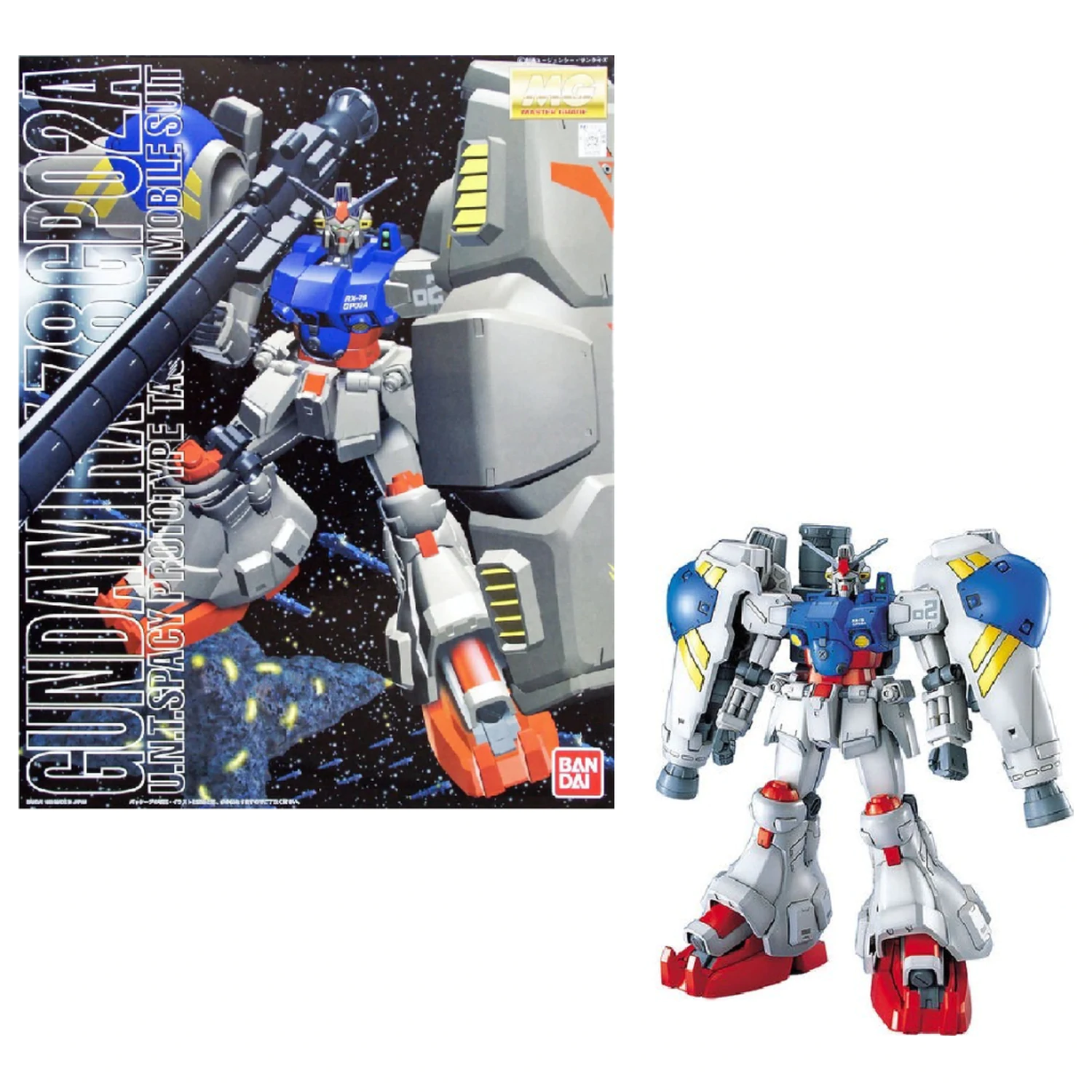 GUNDAM Modell Bausatz Master Grade Gundam GP-02A 18cm Produktfoto