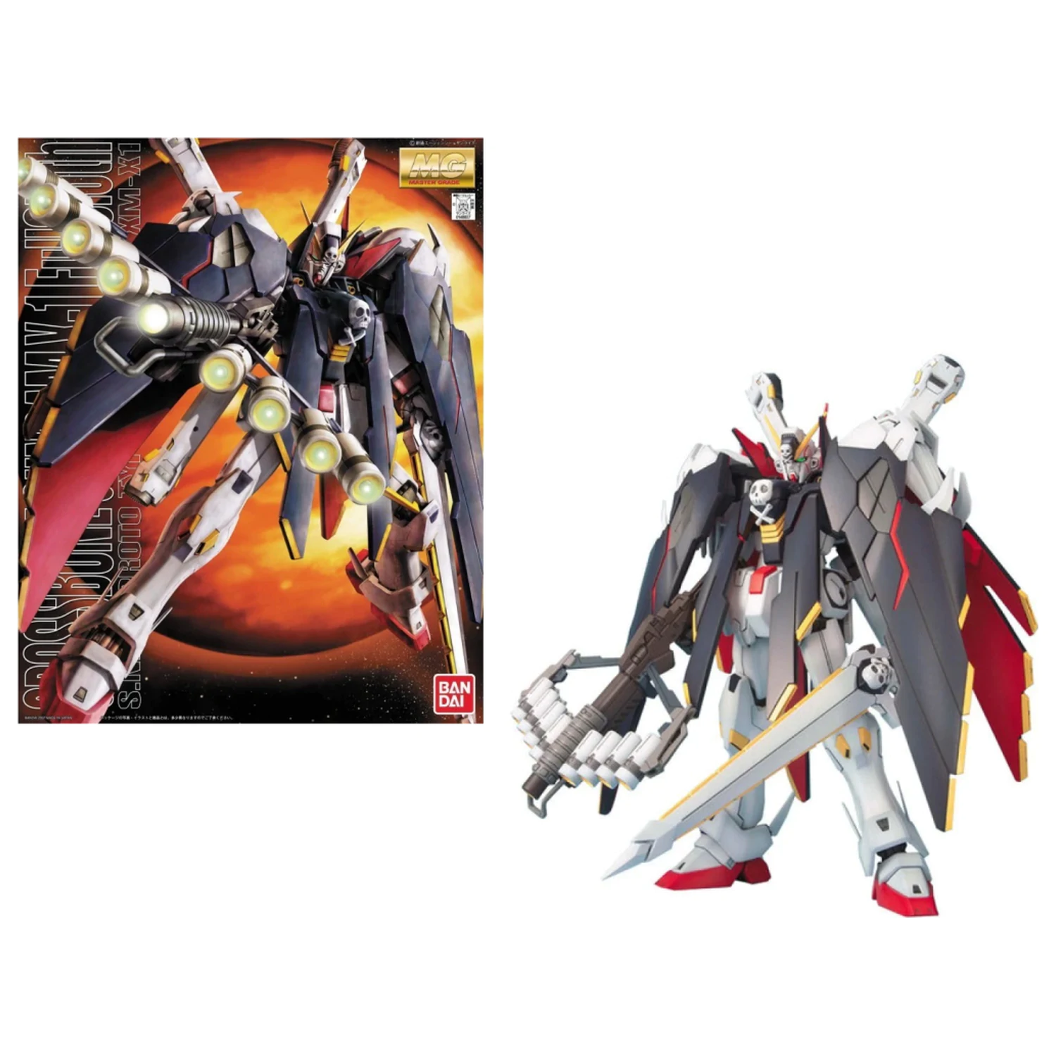 GUNDAM MG 1/100 Crossbone Full Cloth Gundam Modellbausatz Produktfoto