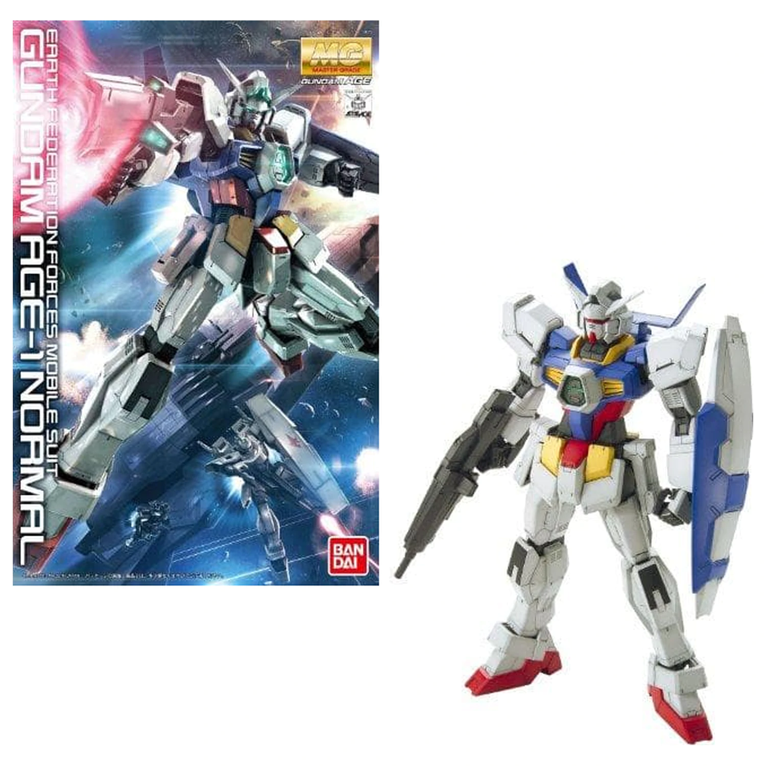 Gundam MG 1/100 Gundam Age-1 Normal Modellbausatz Produktfoto