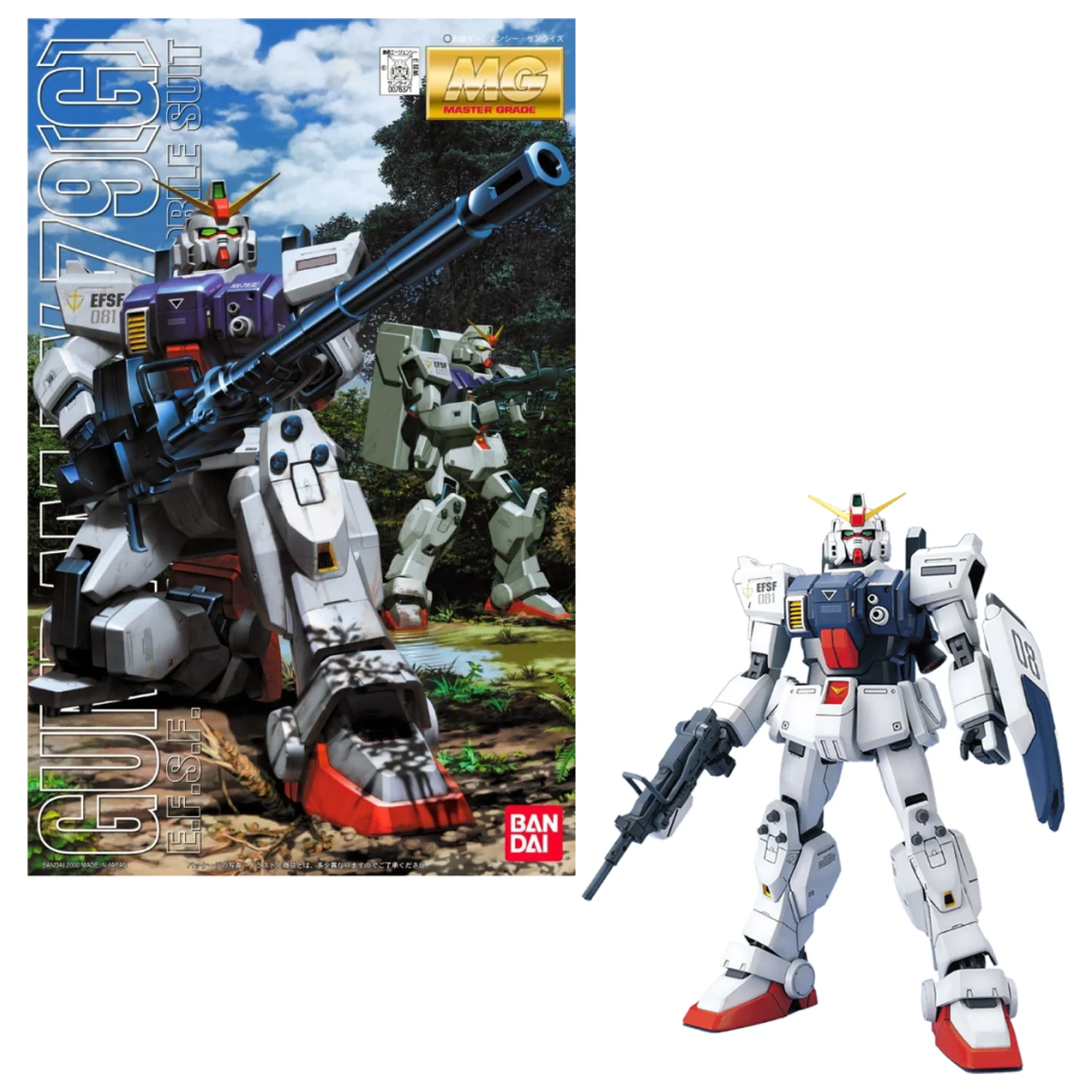 Gundam MG 1/100 Gundam RX-79(G) Modellbausatz Produktfoto