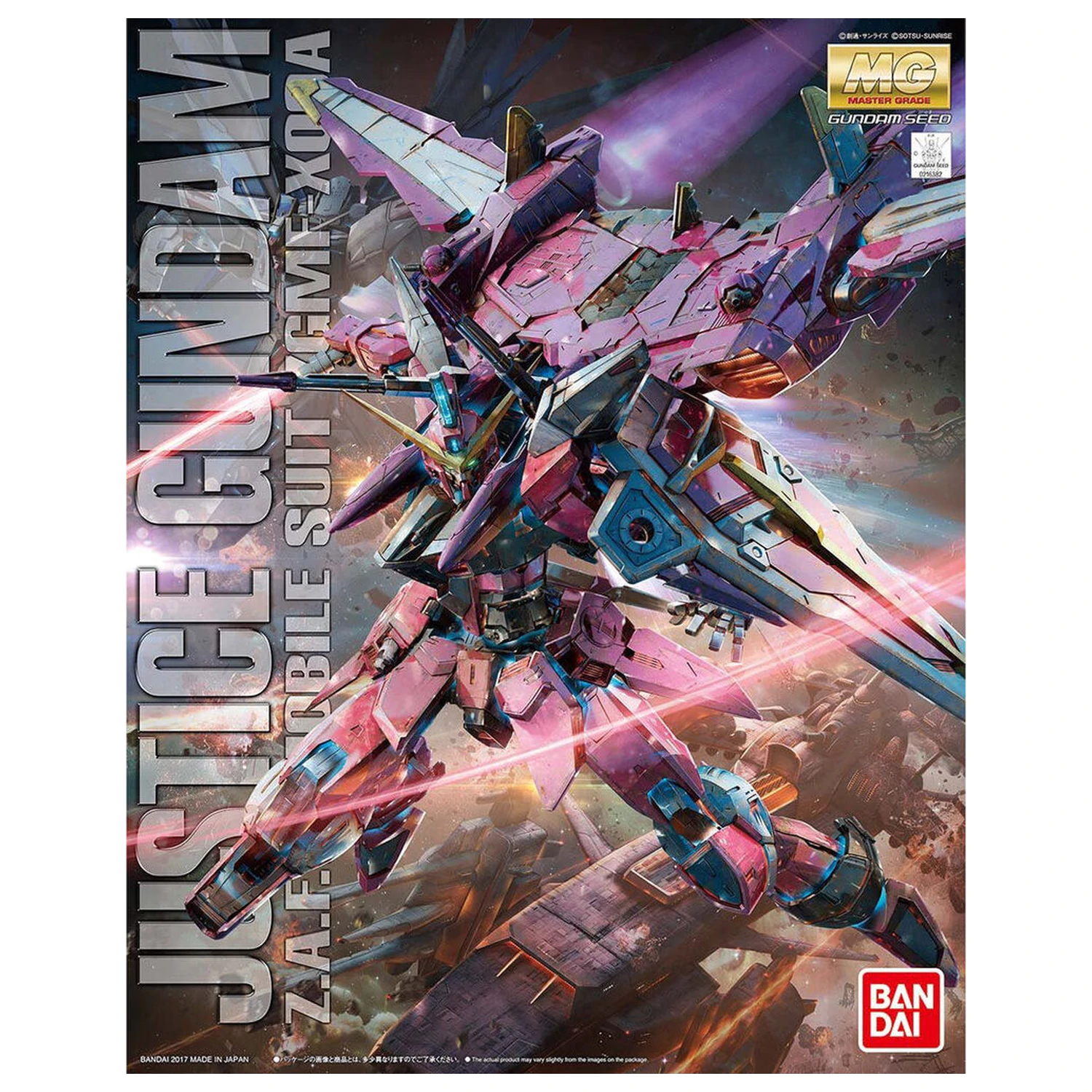 Modell Bausatz MG 1/100 Justice Gundam Produktfoto