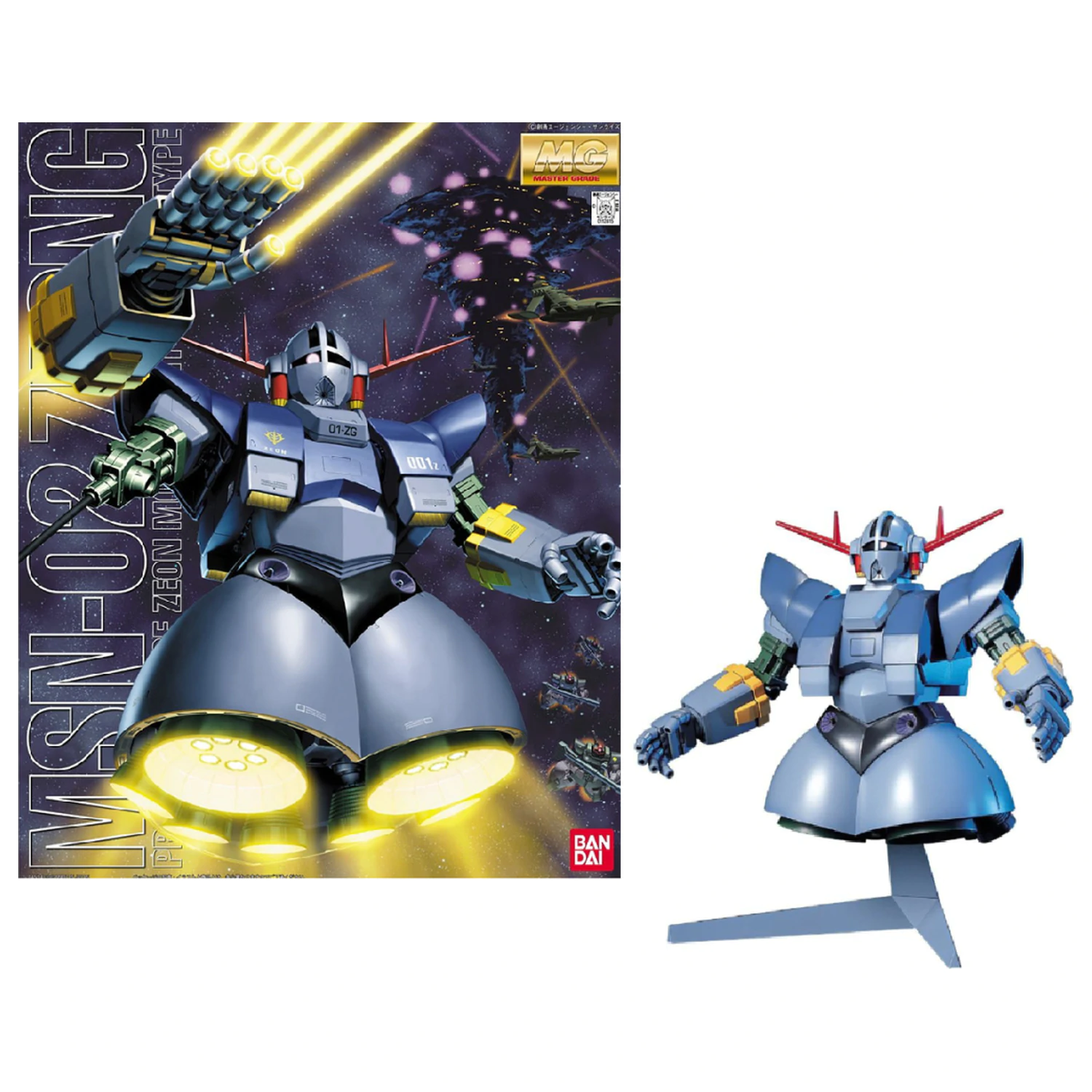 GUNDAM MG 1/100 MSN-02 Zeong Modellbausatz Produktfoto