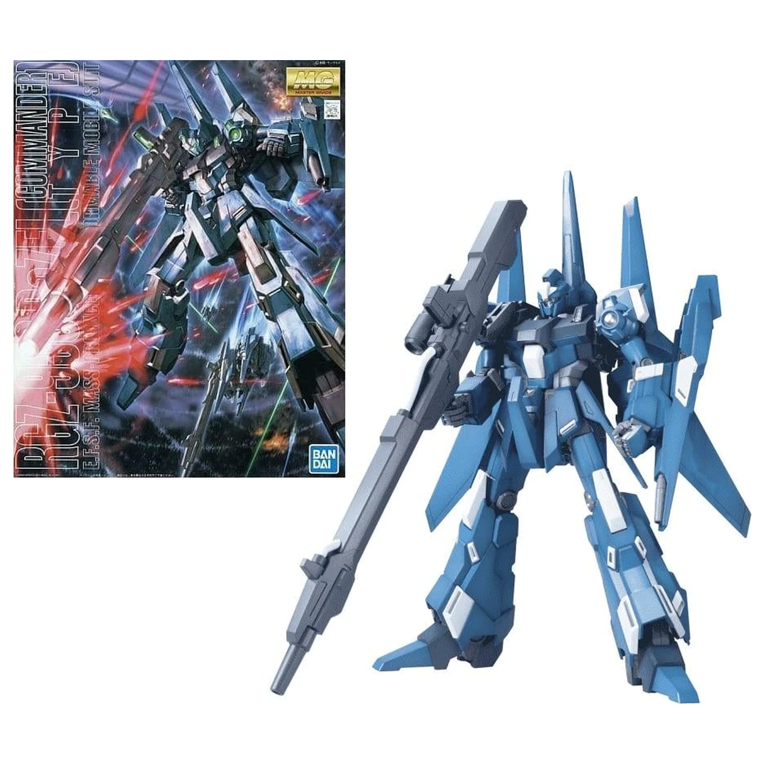 Gundam MG 1/100 Re-Zel Commander Typ Modellbausatz Produktfoto