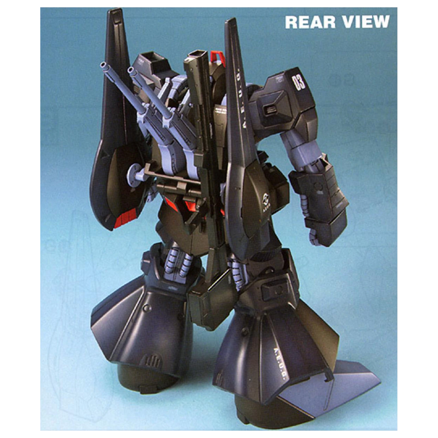 Gundam MG 1/100 RMS-099 Rick Dias Modellbausatz Produktfoto