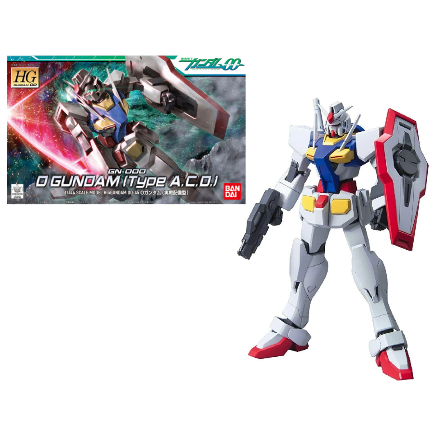 GUNDAM Modellbausatz HG 1/144 O Gundam Operation Mode 13 cm Produktfoto