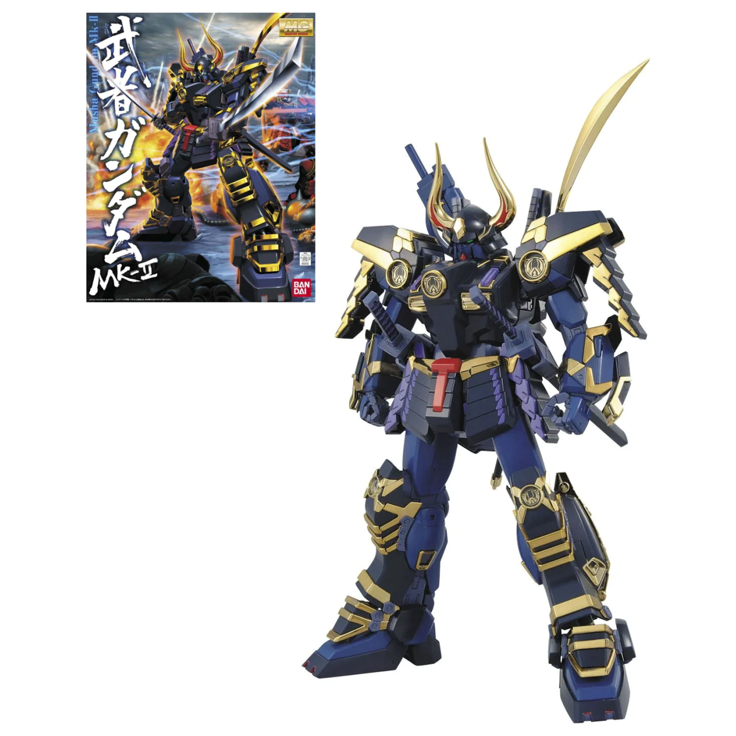 Gundam Modellbausatz Master Grade Musha Gundam MK-II 18 cm Produktfoto