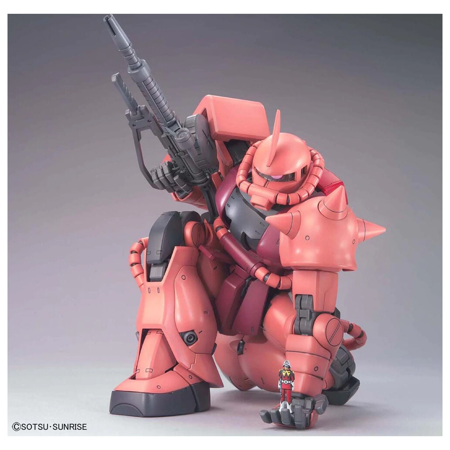 Gundam MS-06S Zaku II Char Aznable Custom Ver. 2.0 Mobile Suit Modellbausatz MG 1/100 Produktfoto