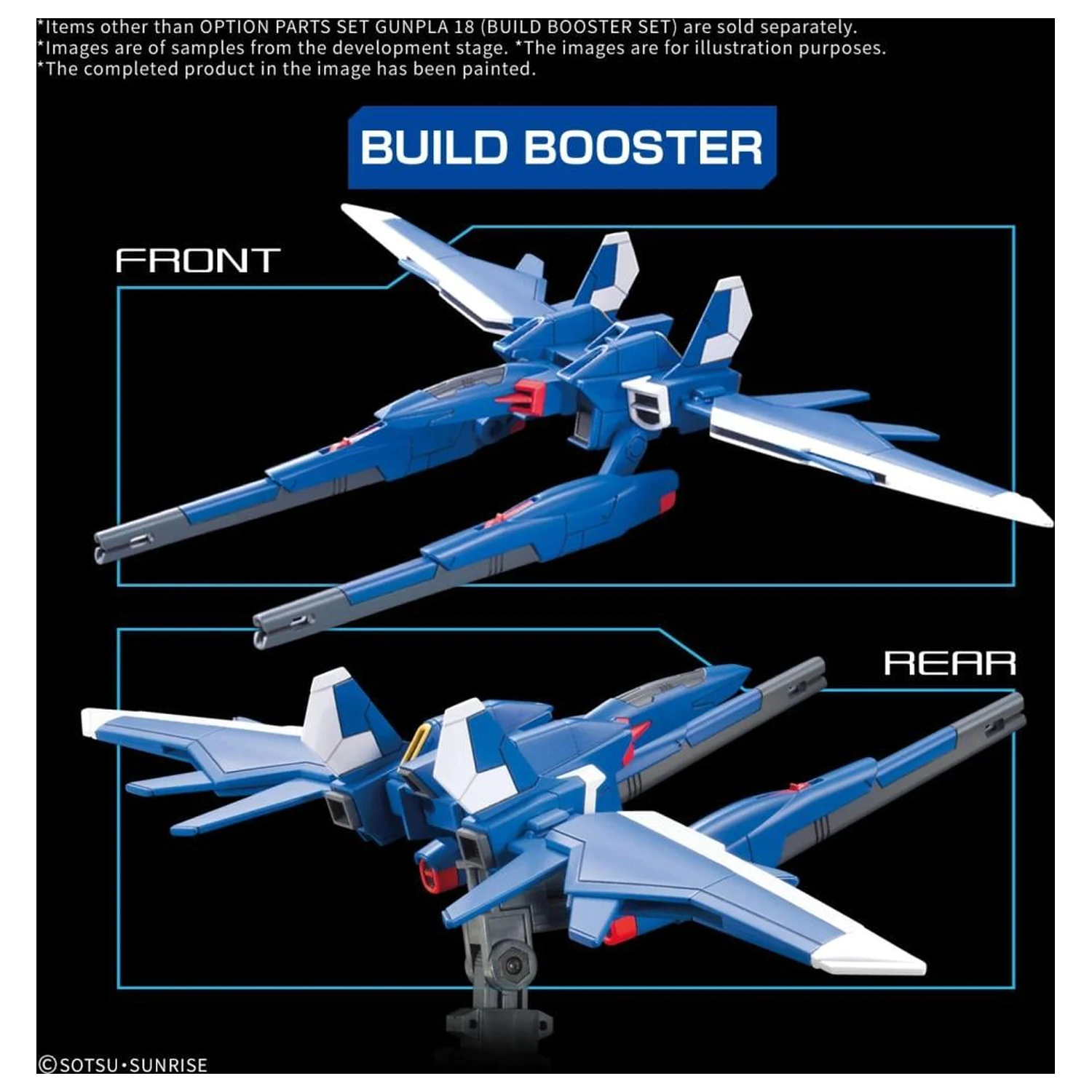 GUNDAM Optionale Teile Set Gunpla 18 (Build Booster Set) Modell Bausatz Produktfoto
