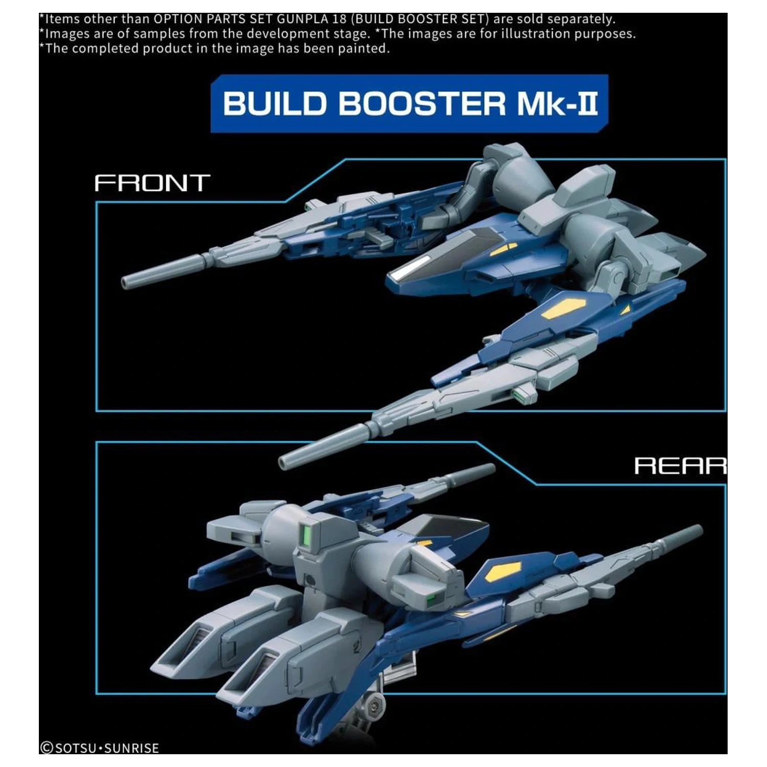 GUNDAM Optionale Teile Set Gunpla 18 (Build Booster Set) Modell Bausatz Produktfoto
