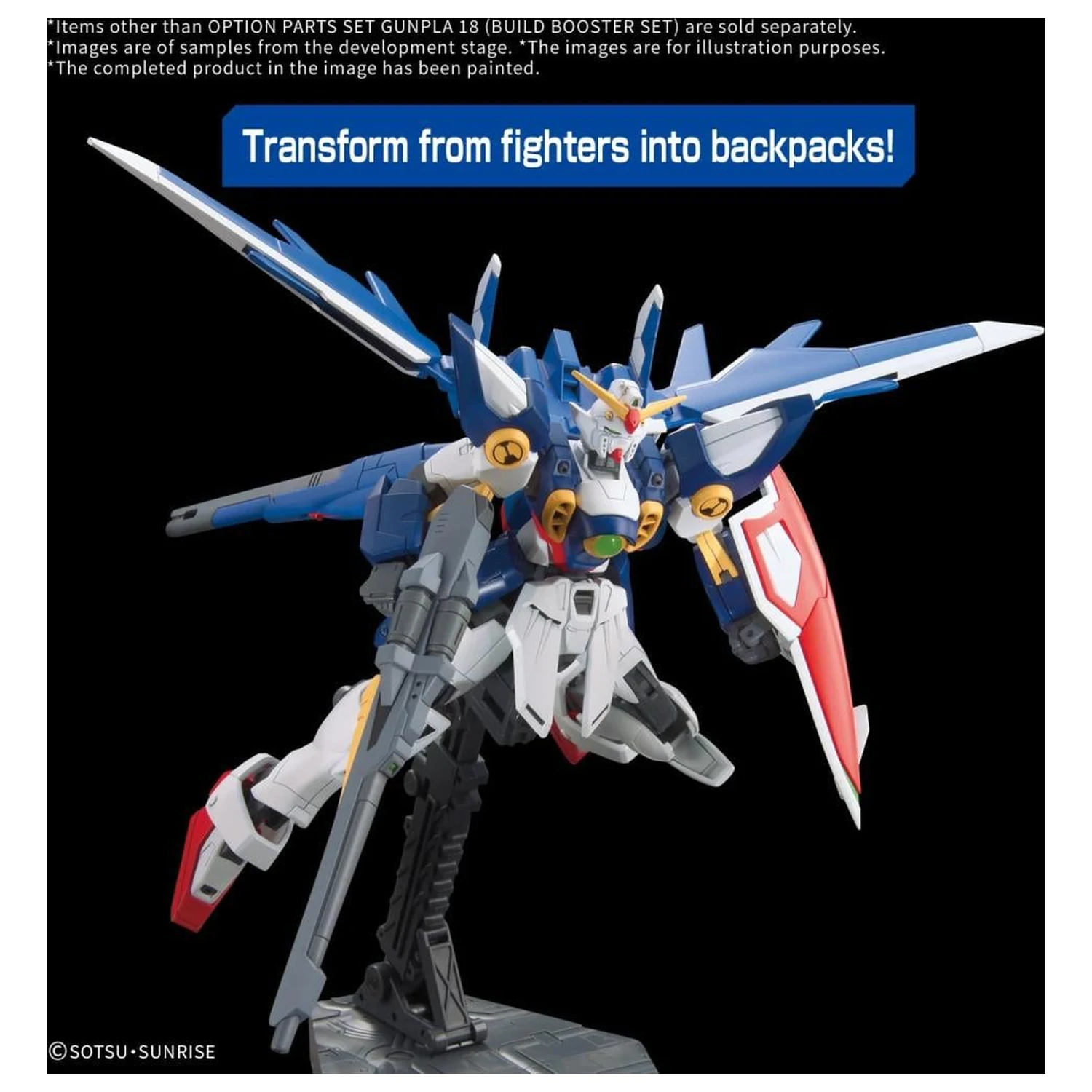 GUNDAM Optionale Teile Set Gunpla 18 (Build Booster Set) Modell Bausatz Produktfoto